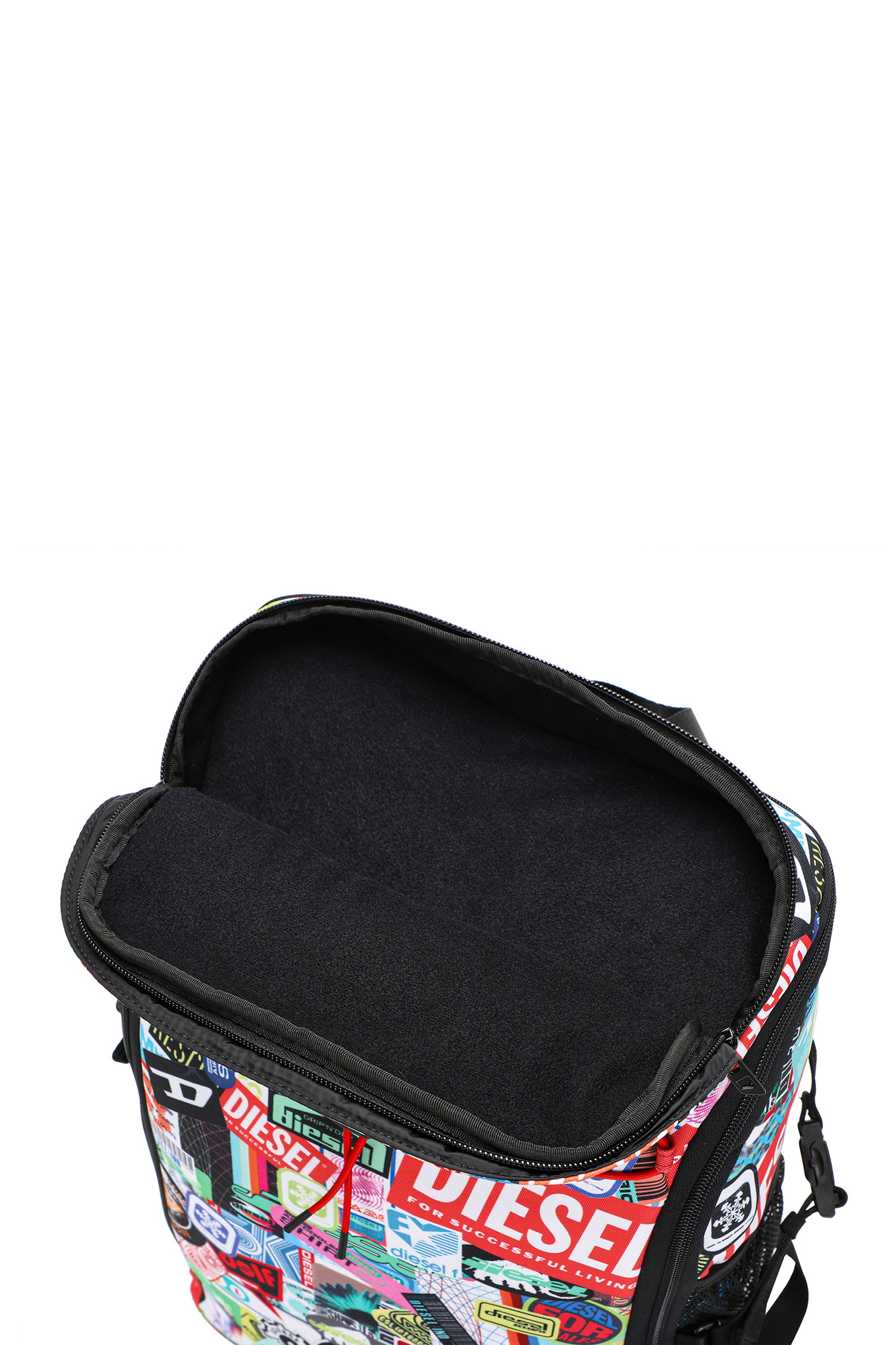 Diesel - DIESEL PC PRINTED BACKPACK-STICKERS- DSB, Unisex's Multifunctional backpack with stickers in マルチカラー - 3