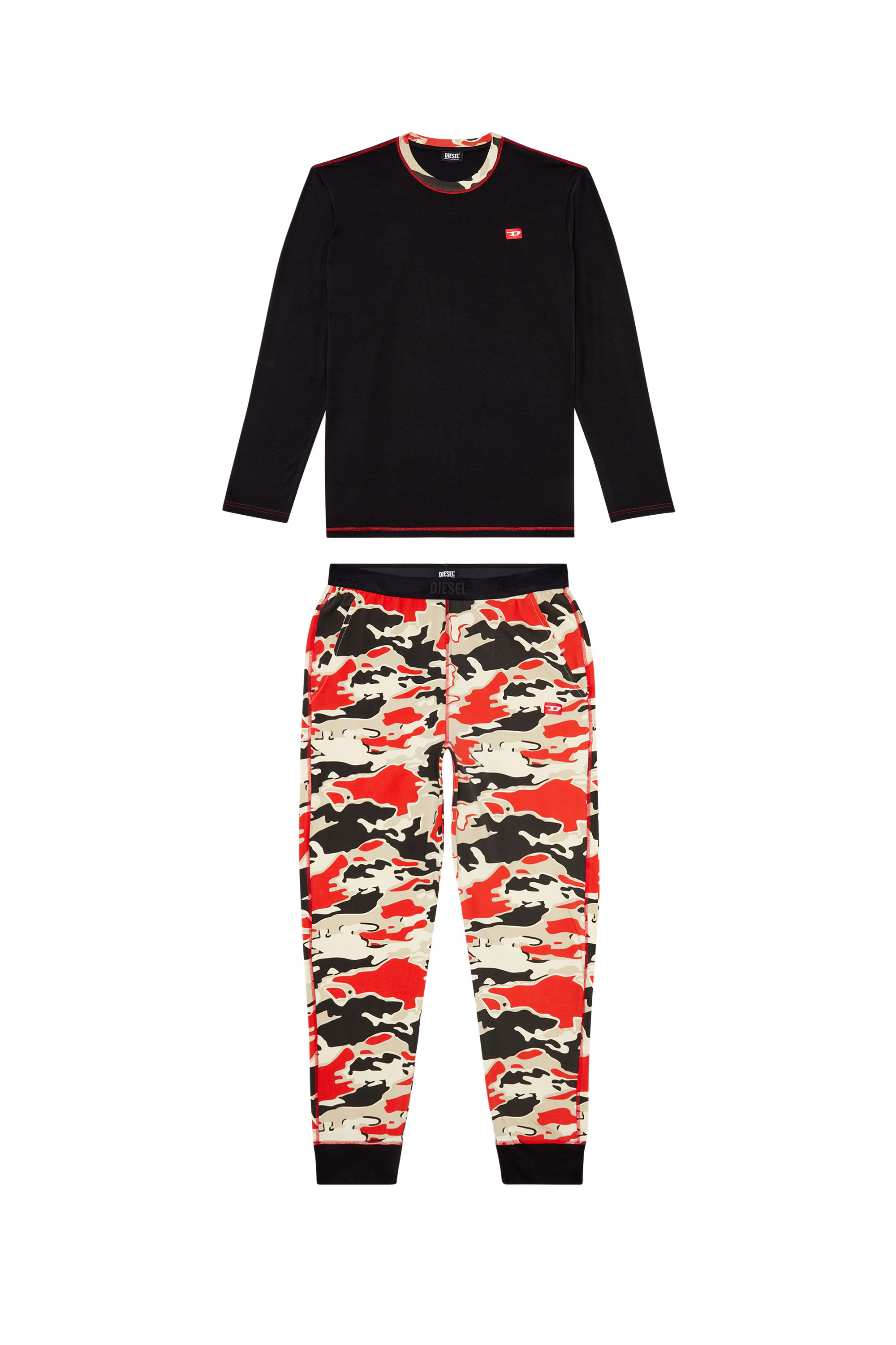 Diesel - UMSET-WILLIAM, ブラック/レッド - Image 1