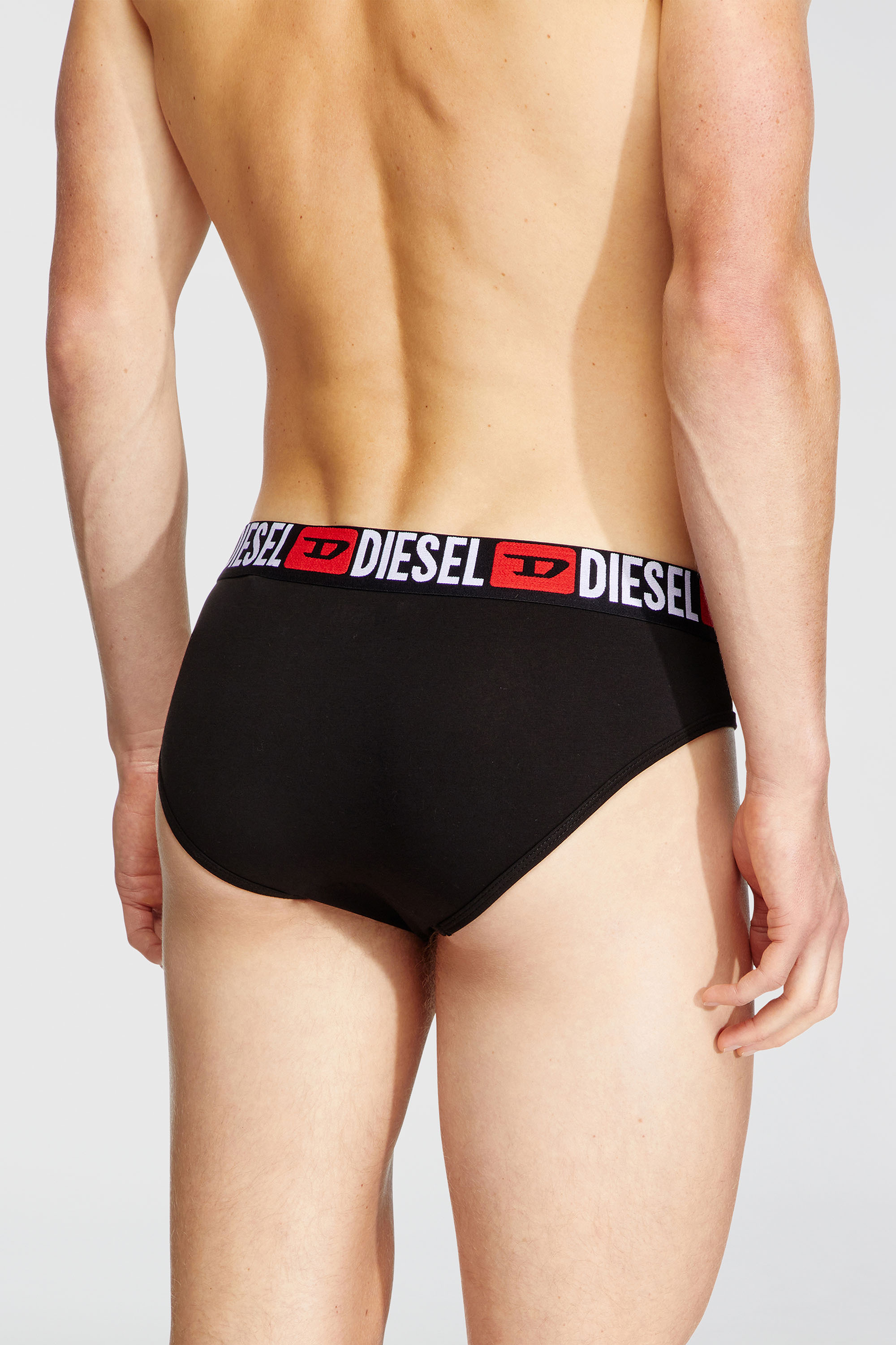 Diesel - UMBR-ANDRETHREEPACK, Male's アンダーウェアブリーフ3枚セット in ブラック - 4
