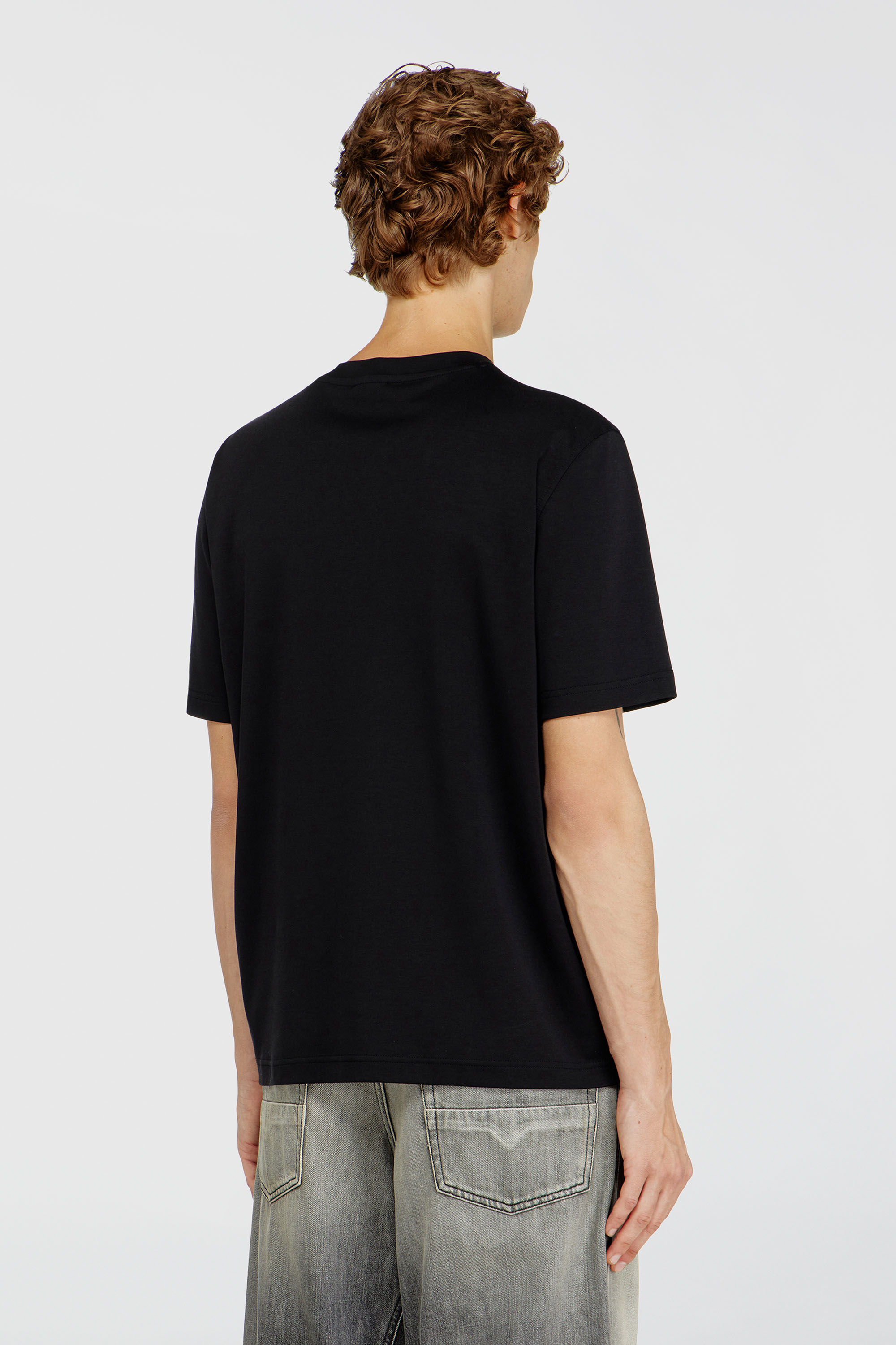 Diesel - T-ADJUST-MET, Male's Tシャツ in ブラック - 5