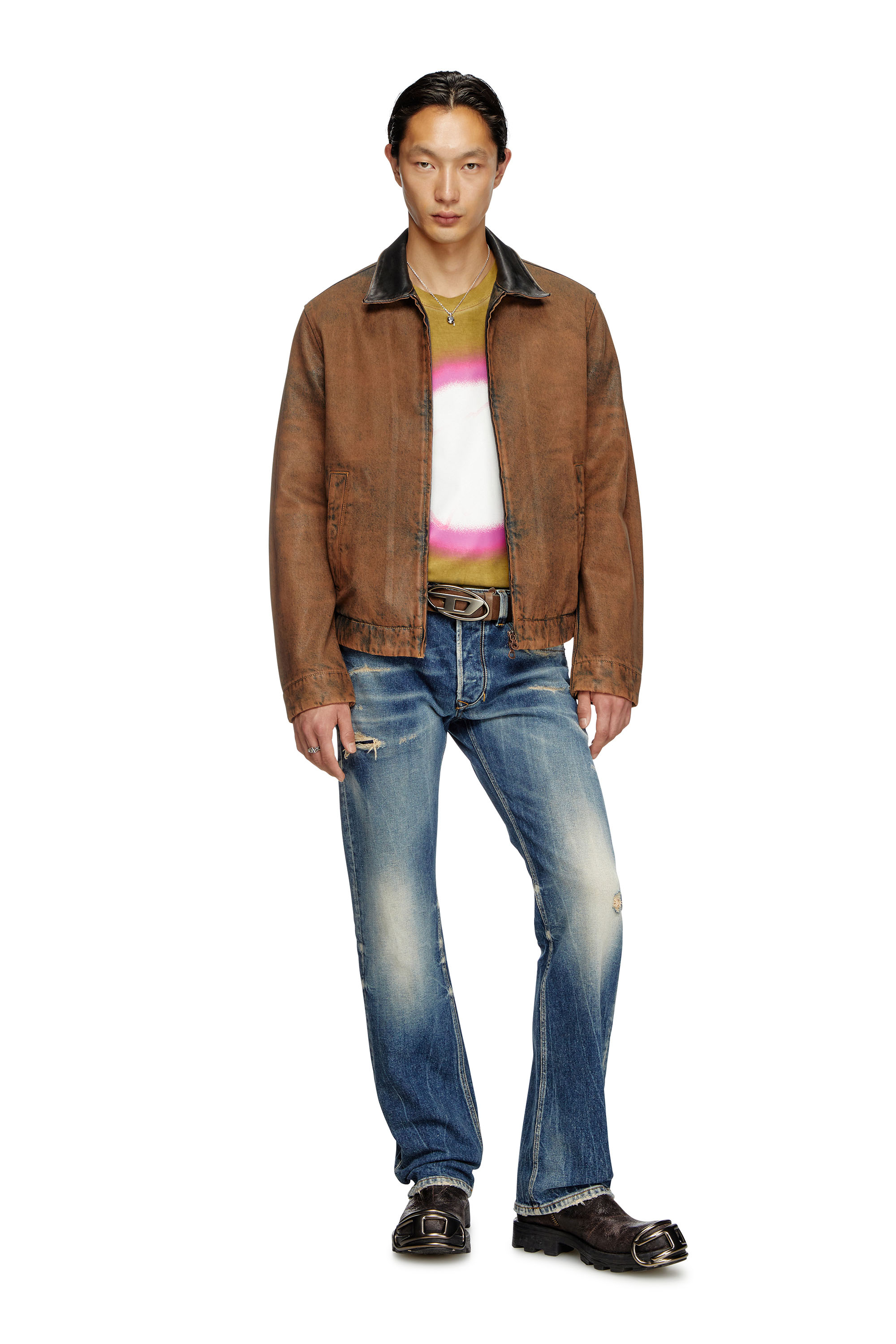 Diesel - Male's Regular Jeans 1985 Larkee 007Y6, ダークブルー - 1