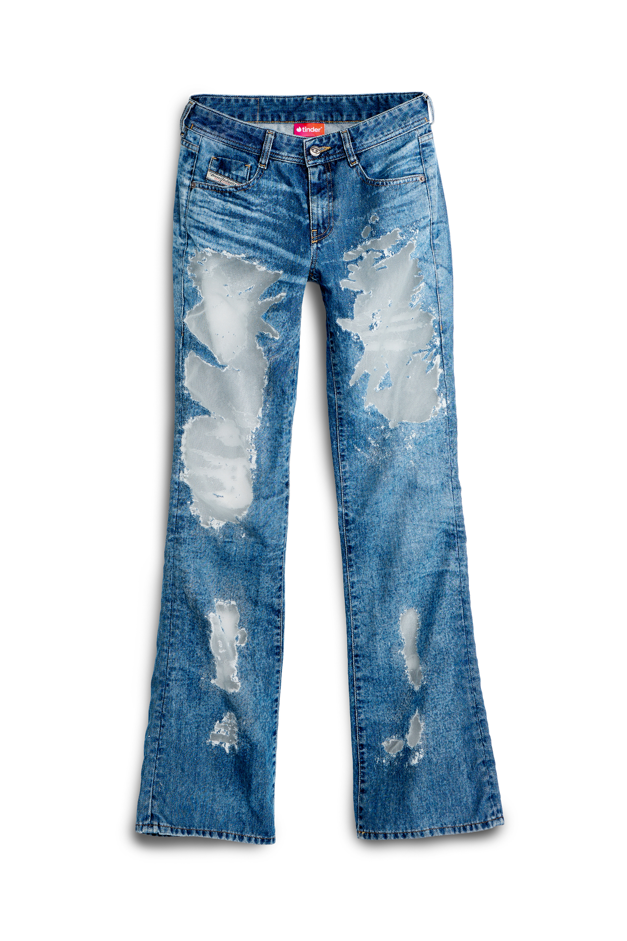 Diesel - Female's Bootcut Jeans 1969 D-Ebbey 068ZH, ミディアムブルー - 4