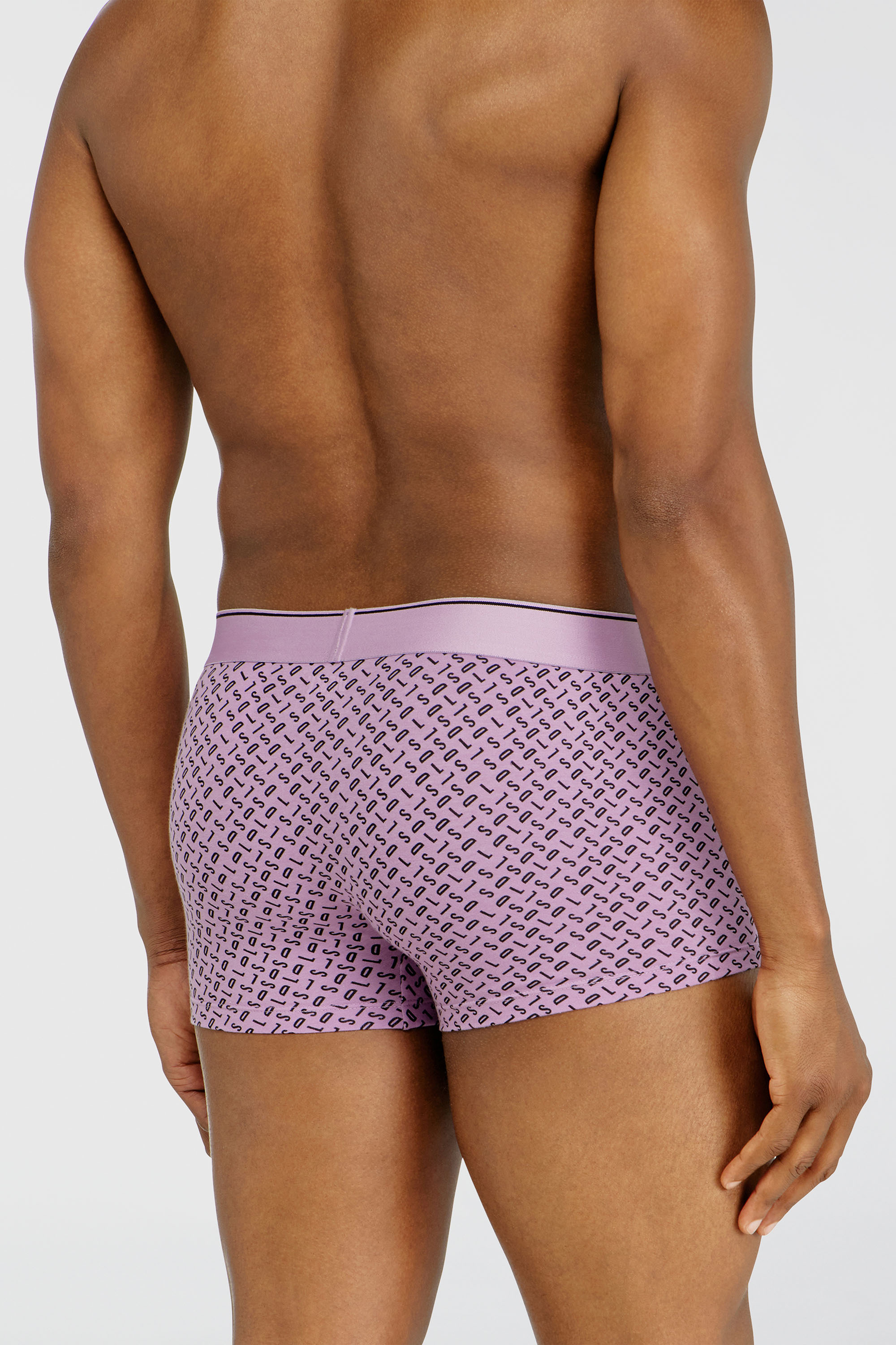 Diesel - DAMIEN-D-BOX-3PACK, Male's ボクサーパンツ 3枚パック in ライラック - 4