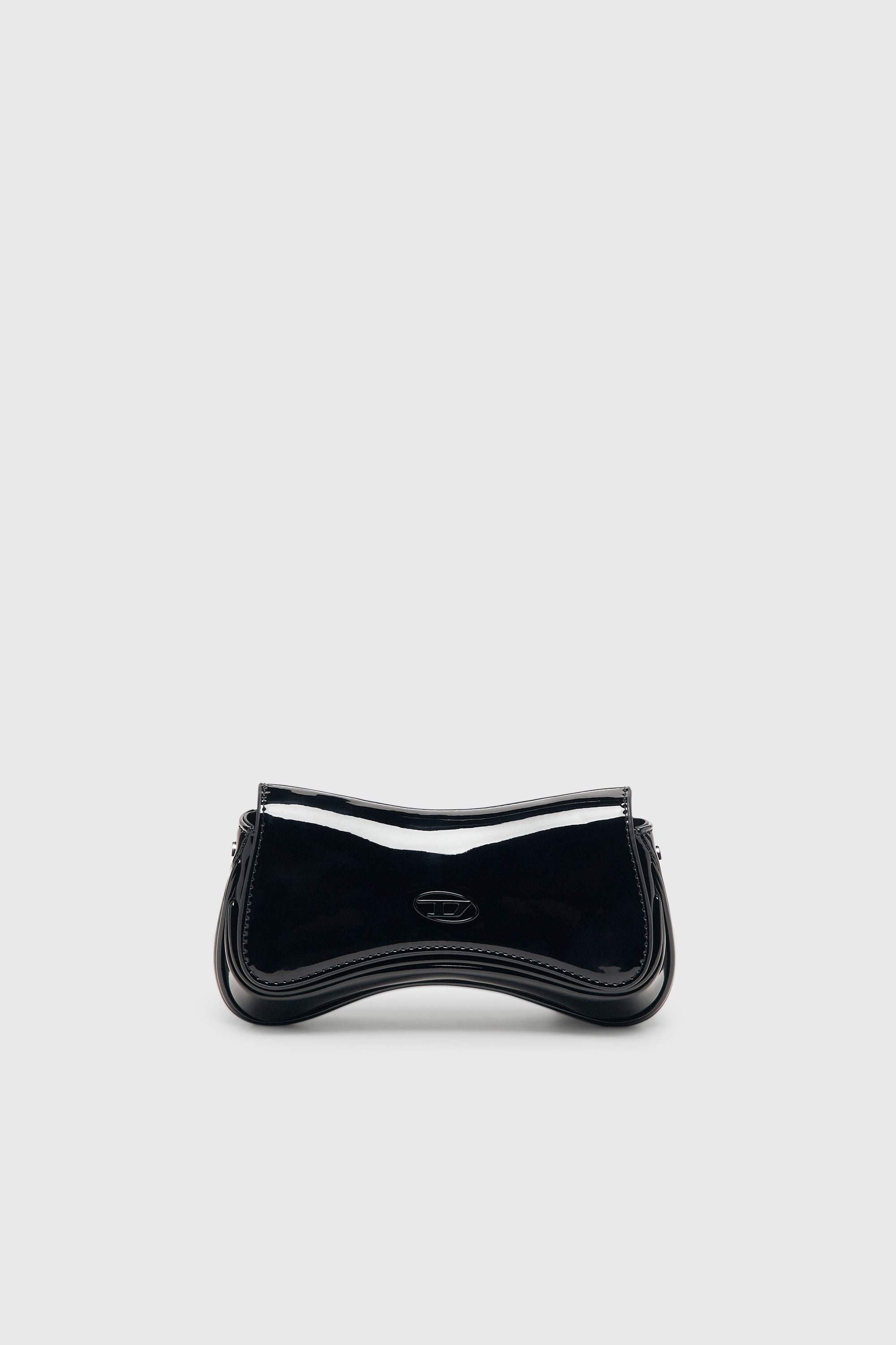 Diesel - PLAY CROSSBODY XS, Female's クロスボディバッグ XS in ブラック/フラッシュミラー - 1