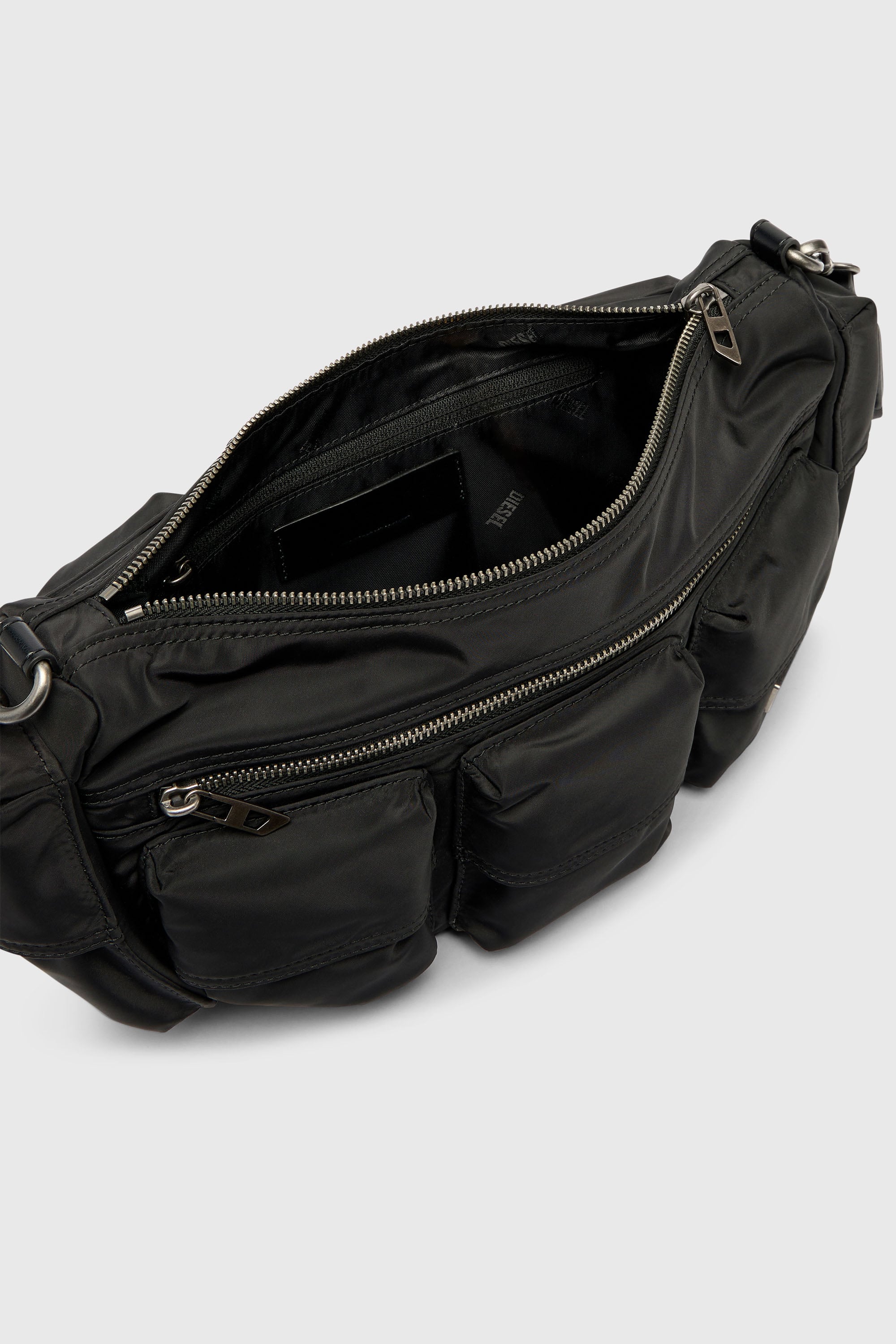 Diesel - MULTI-PKTS SHOULDER BAG X, Unisex's クロスボディバッグ in ブラック - 5