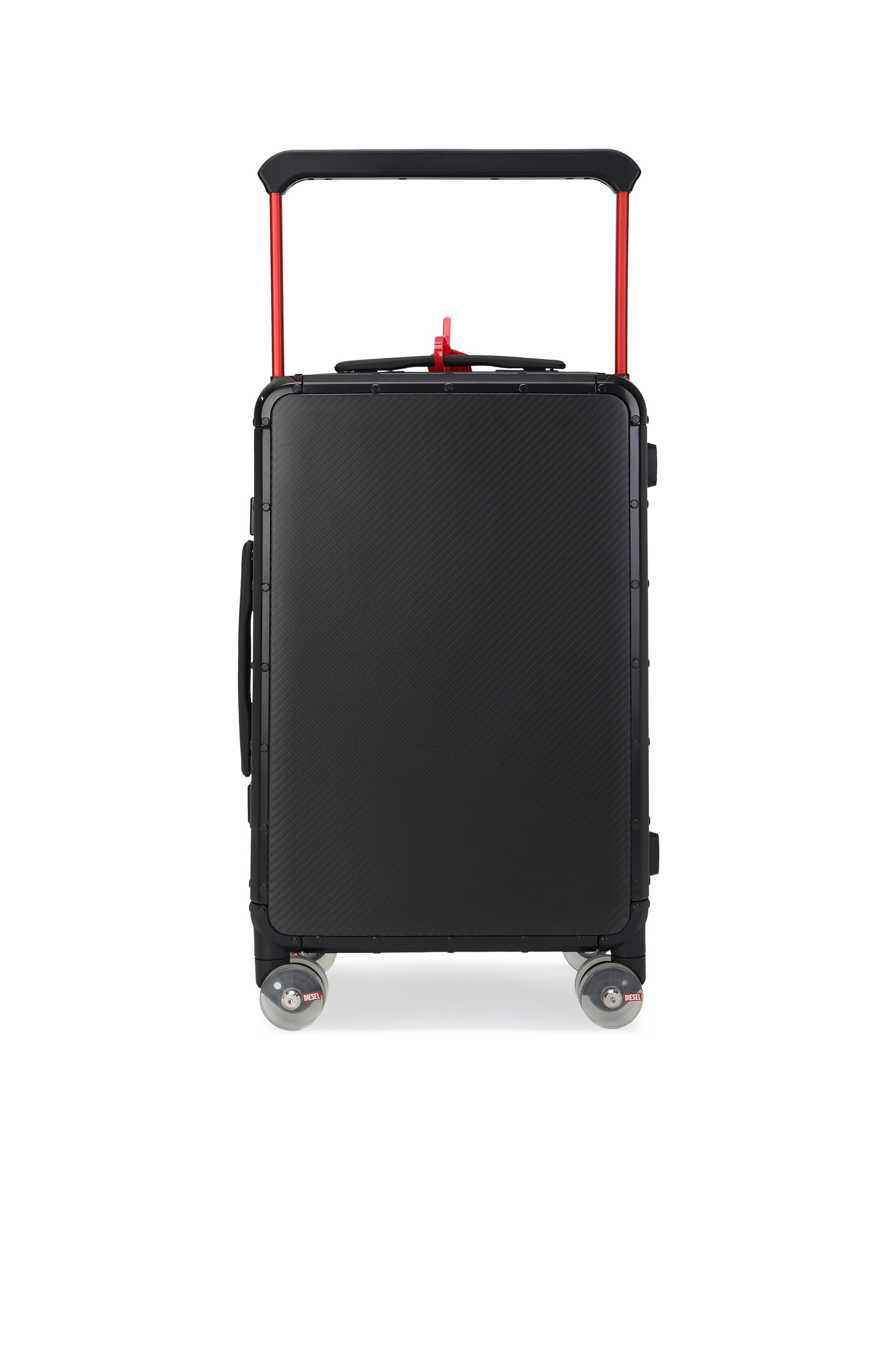 Diesel - DIESEL CARBON FIBER TROLLEY-BLACK- DSL00, Unisex's Carbon Fiber Carry-On Luggage 20" in ブラック - 2