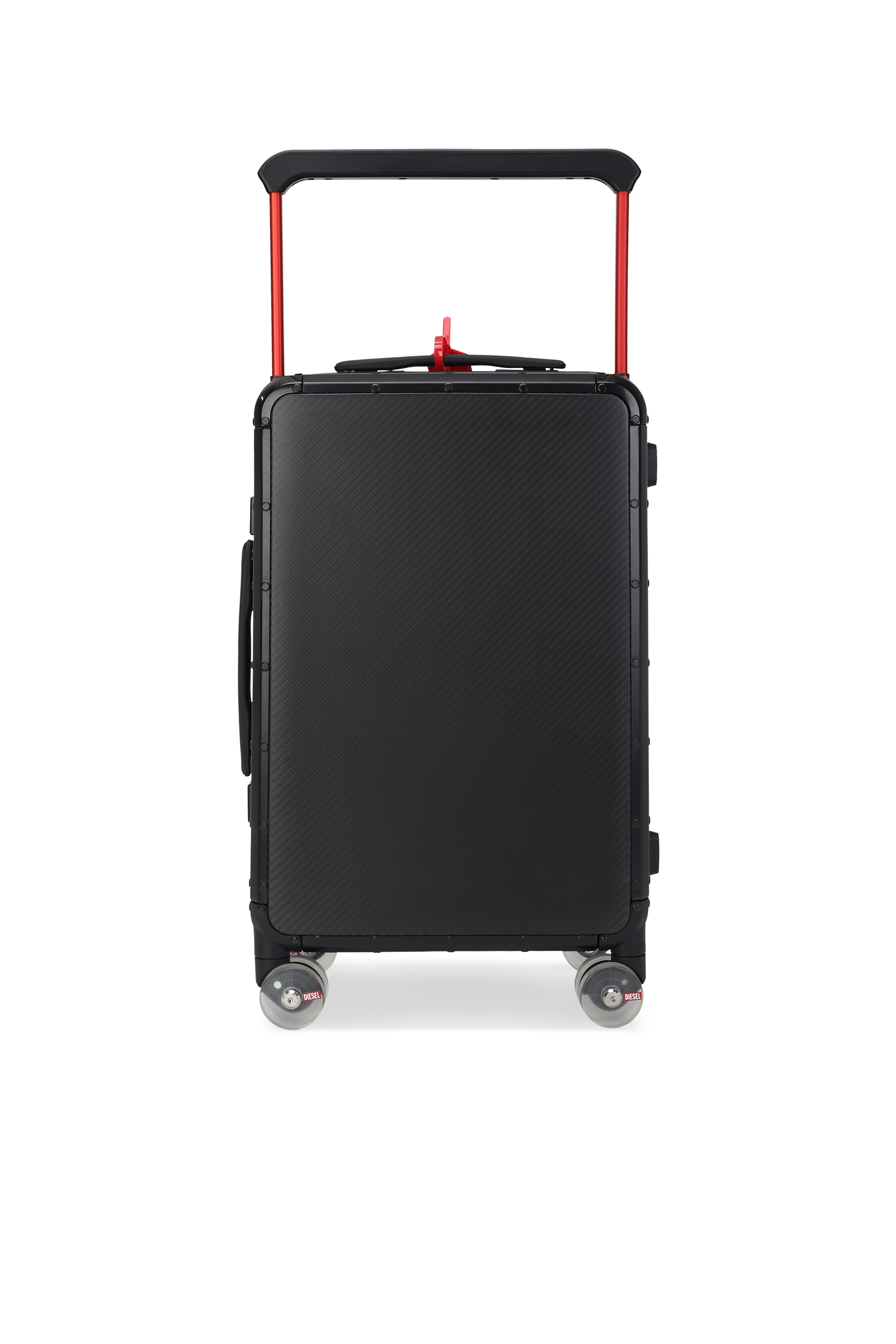 Diesel - DIESEL CARBON FIBER TROLLEY-BLACK- DSL00, Unisex's Carbon Fiber Carry-On Luggage 20" in ブラック - 2
