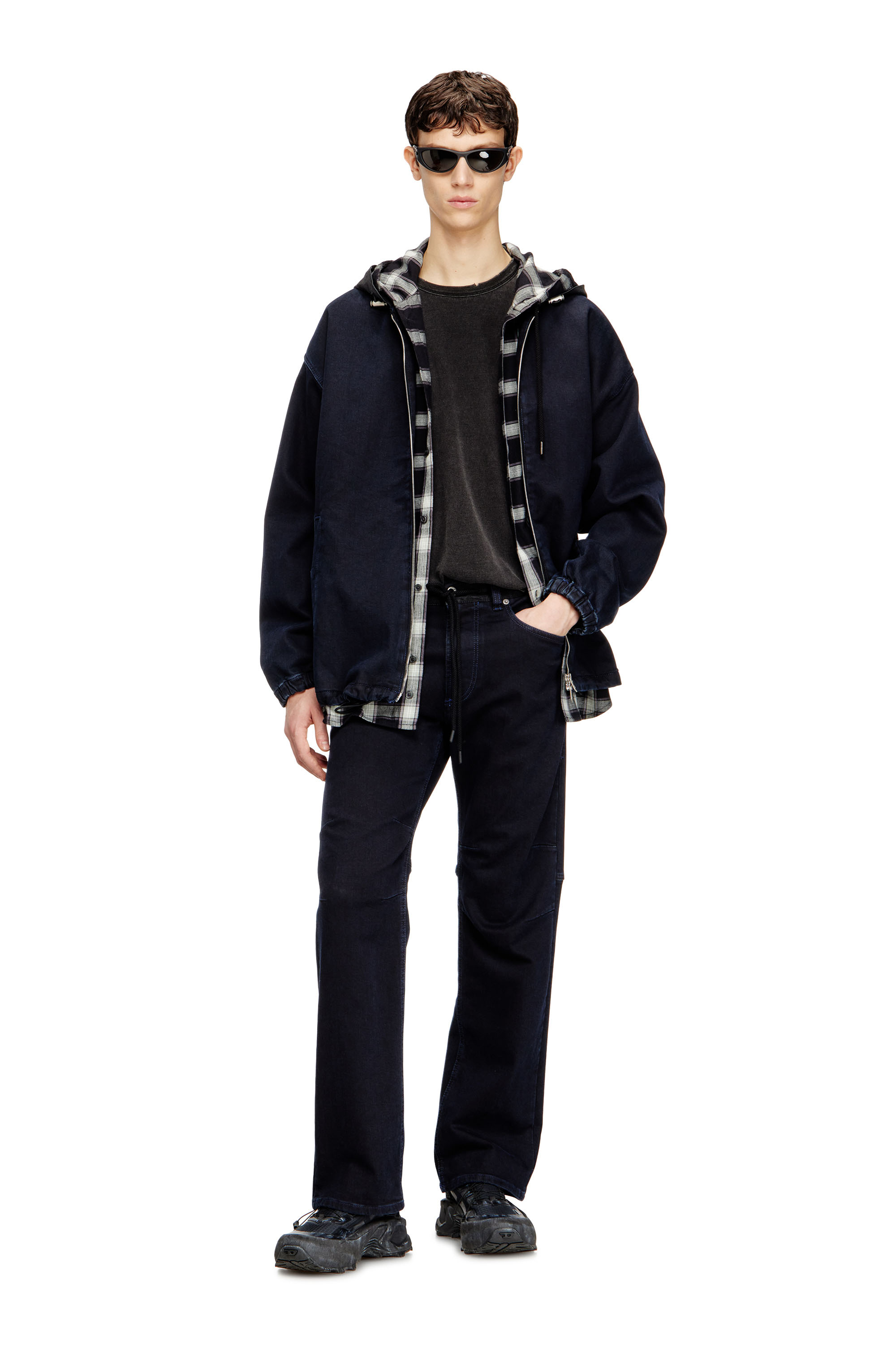 Diesel - Male's Relaxed D-Reel-d Joggjeans&reg; 09N81, ダークブルー - 2