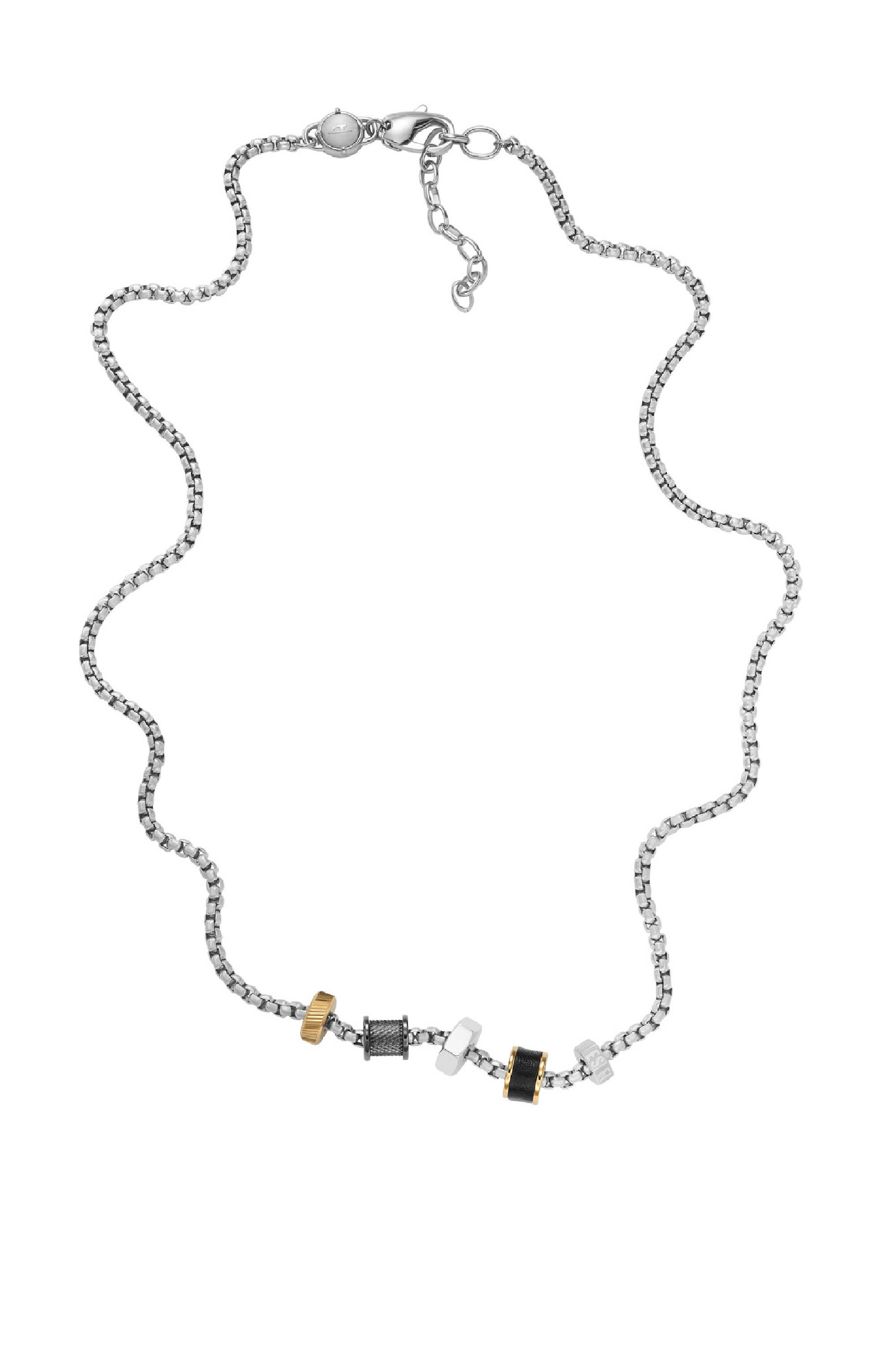 Diesel - DX1393, Male's ジュエリー ネックレス in シルバー - 2