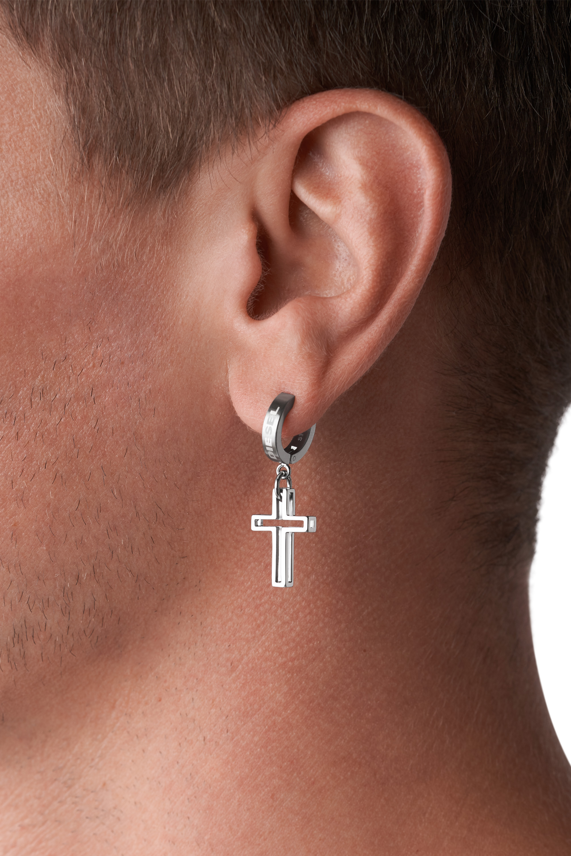 Diesel - DX1333, Unisex's ピアス（片耳用） in シルバー - 3