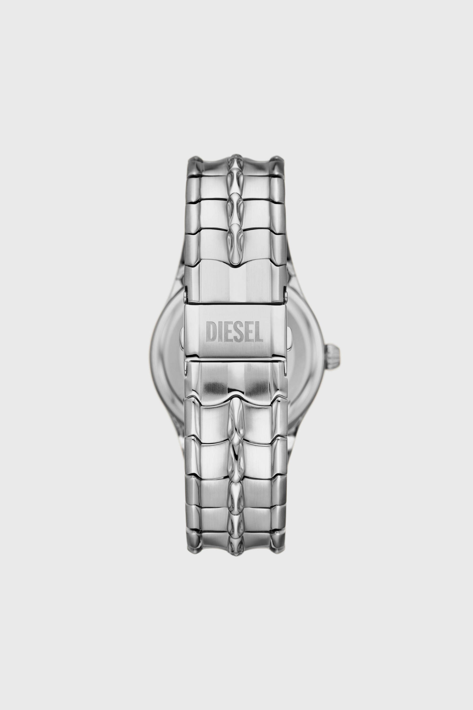 Diesel - DZ2200, Male's Vert three-hand date stainless steel watch in シルバー - 2