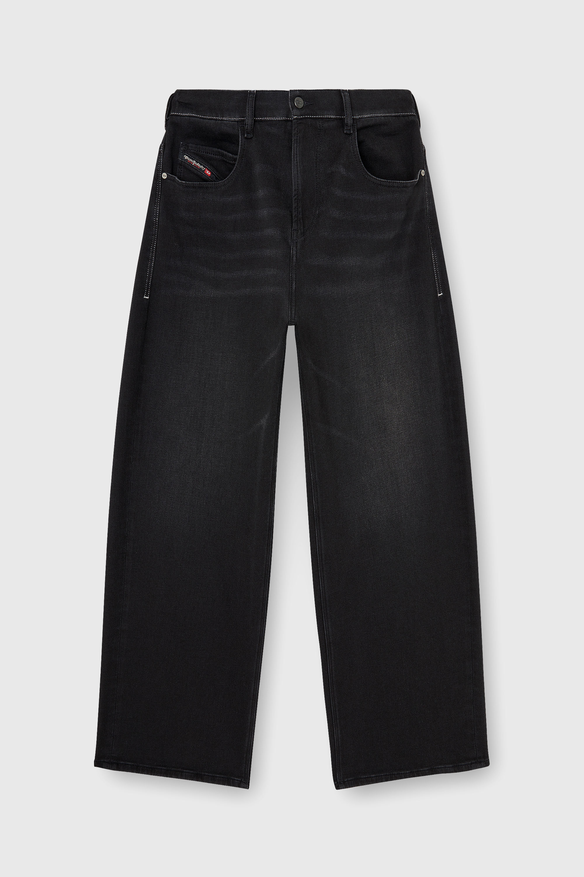 Diesel - Unisex's Relaxed 2097 D-Enim-M Joggjeans&reg; 09P90, ブラック/ダークグレー - 6