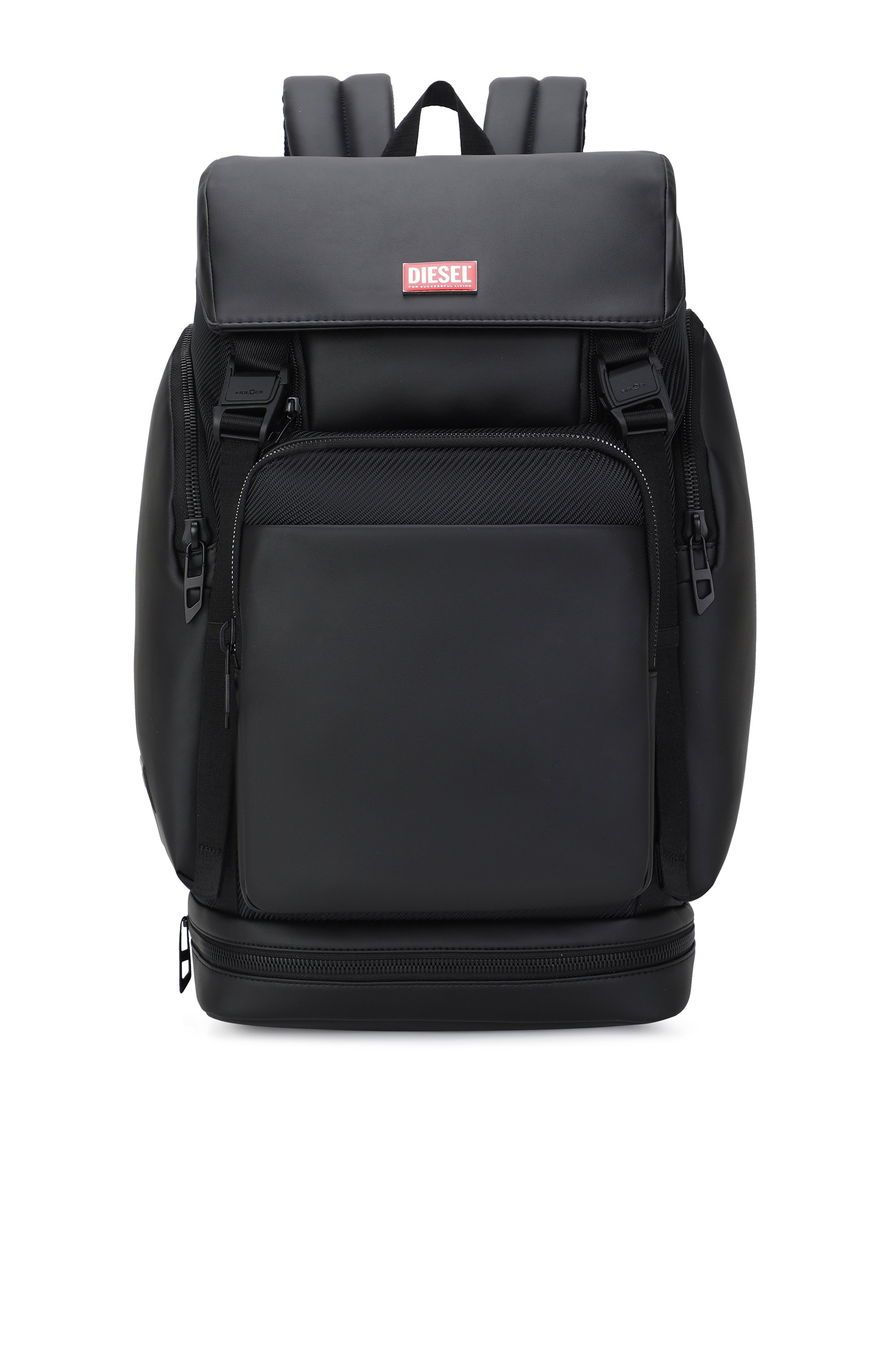 Diesel - DIESEL CARBON FIBER BACKPACK-BLACK  DSB0, Unisex's Functional business backpack in ブラック - 1
