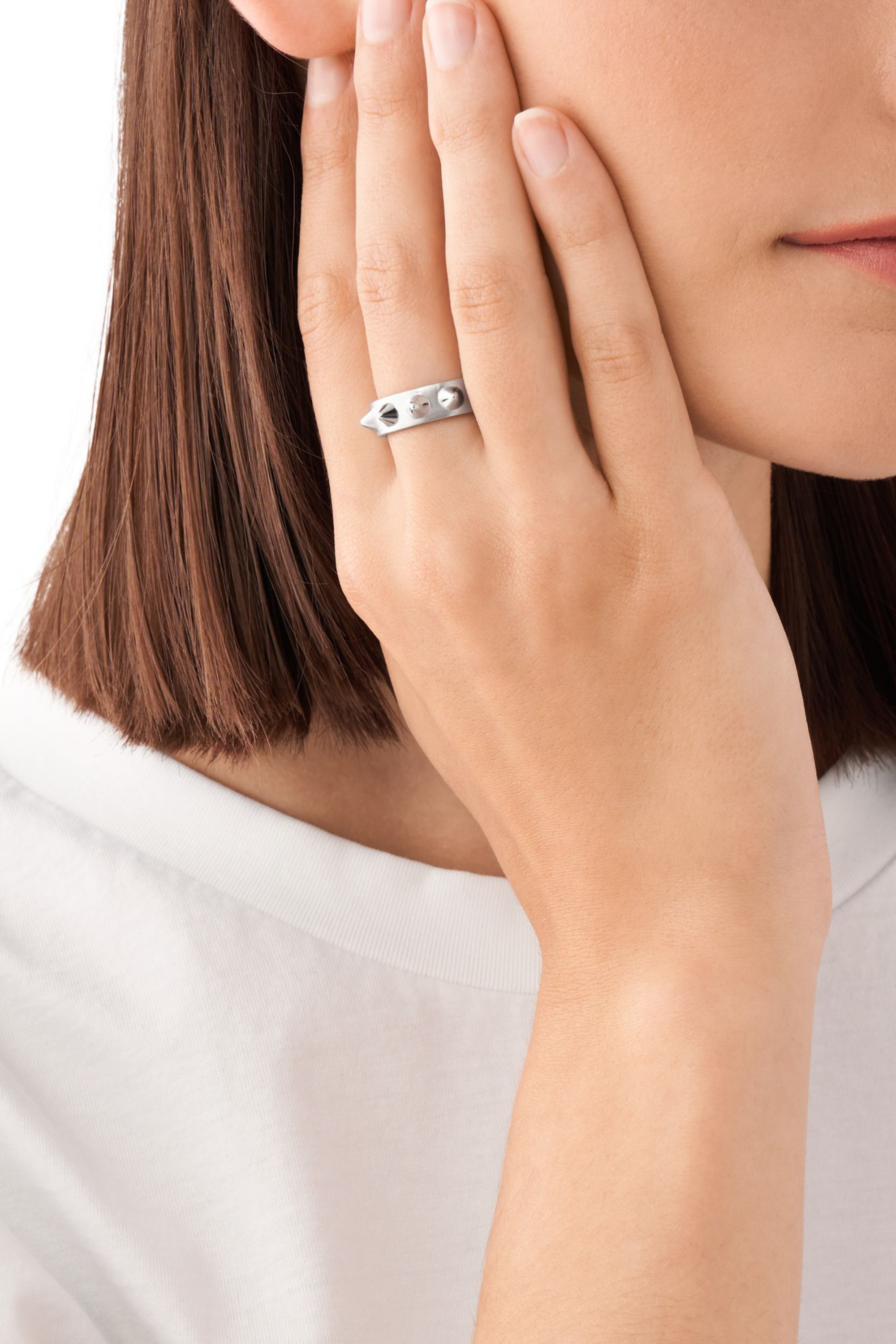 Diesel - DX1449, Unisex's リング in シルバー - 3