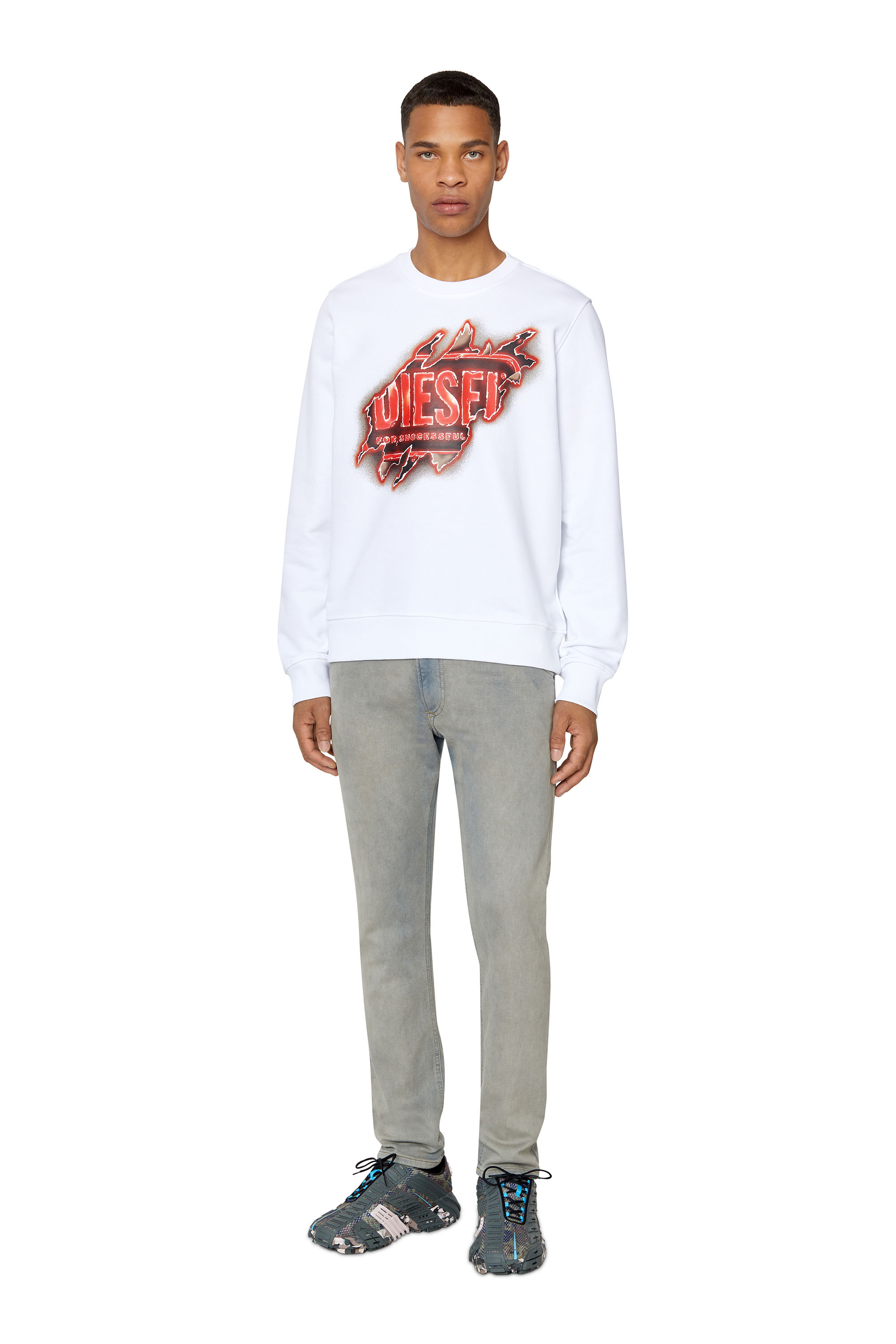 Diesel - Tapered 2030 D-Krooley Joggjeans® 068BE, ミディアムブルー - Image 5