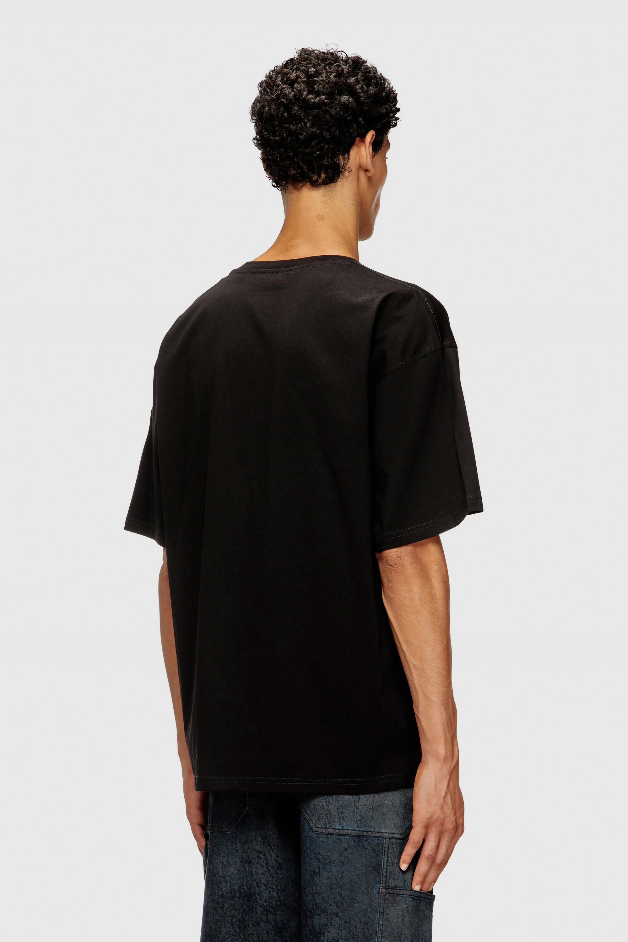 Diesel - T-SHIRT, Male's T-SHIRT in ブラック - 3