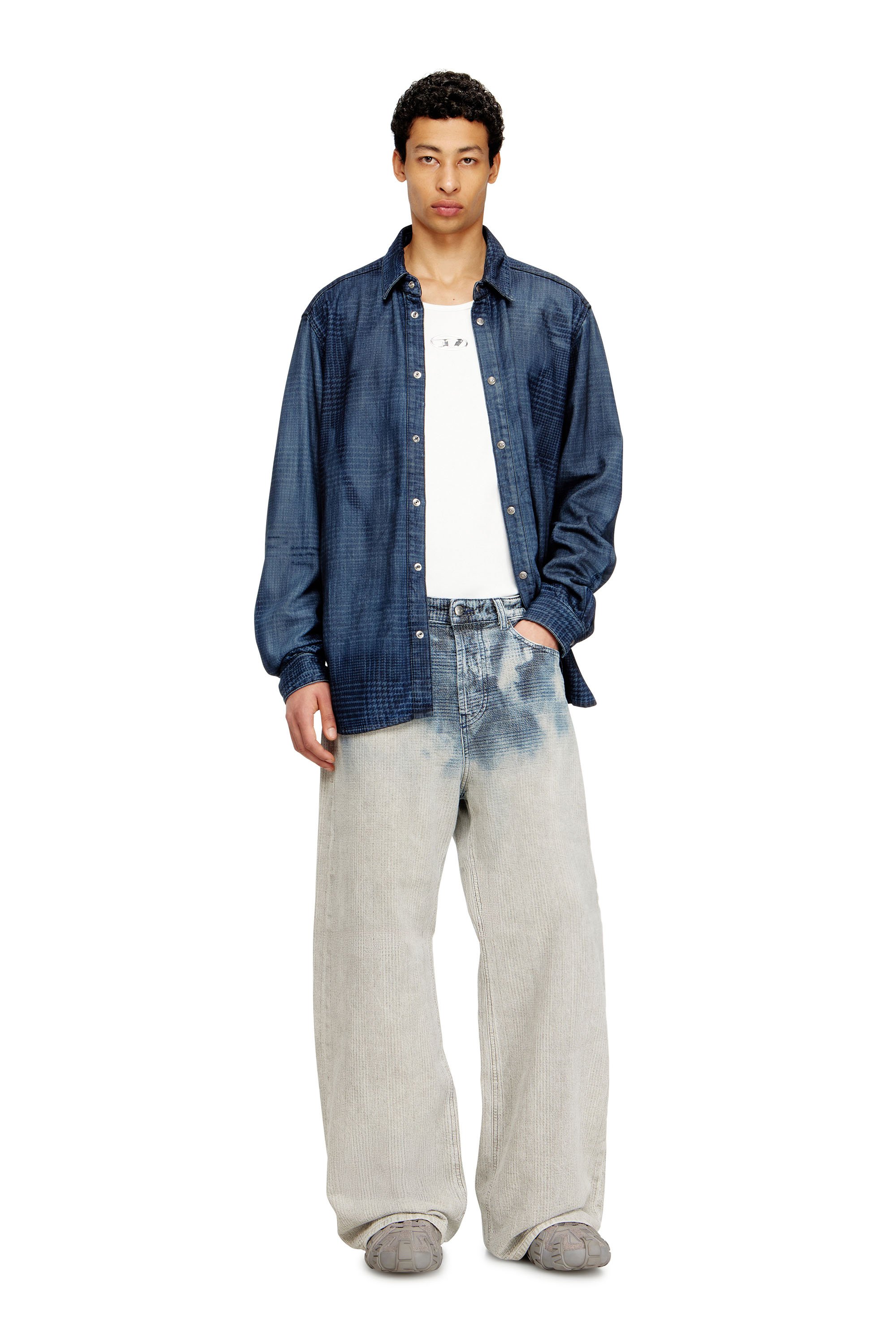 Diesel - Female's Relaxed Jeans 1996 D-Sire 09N93, ミディアムブルー - 4
