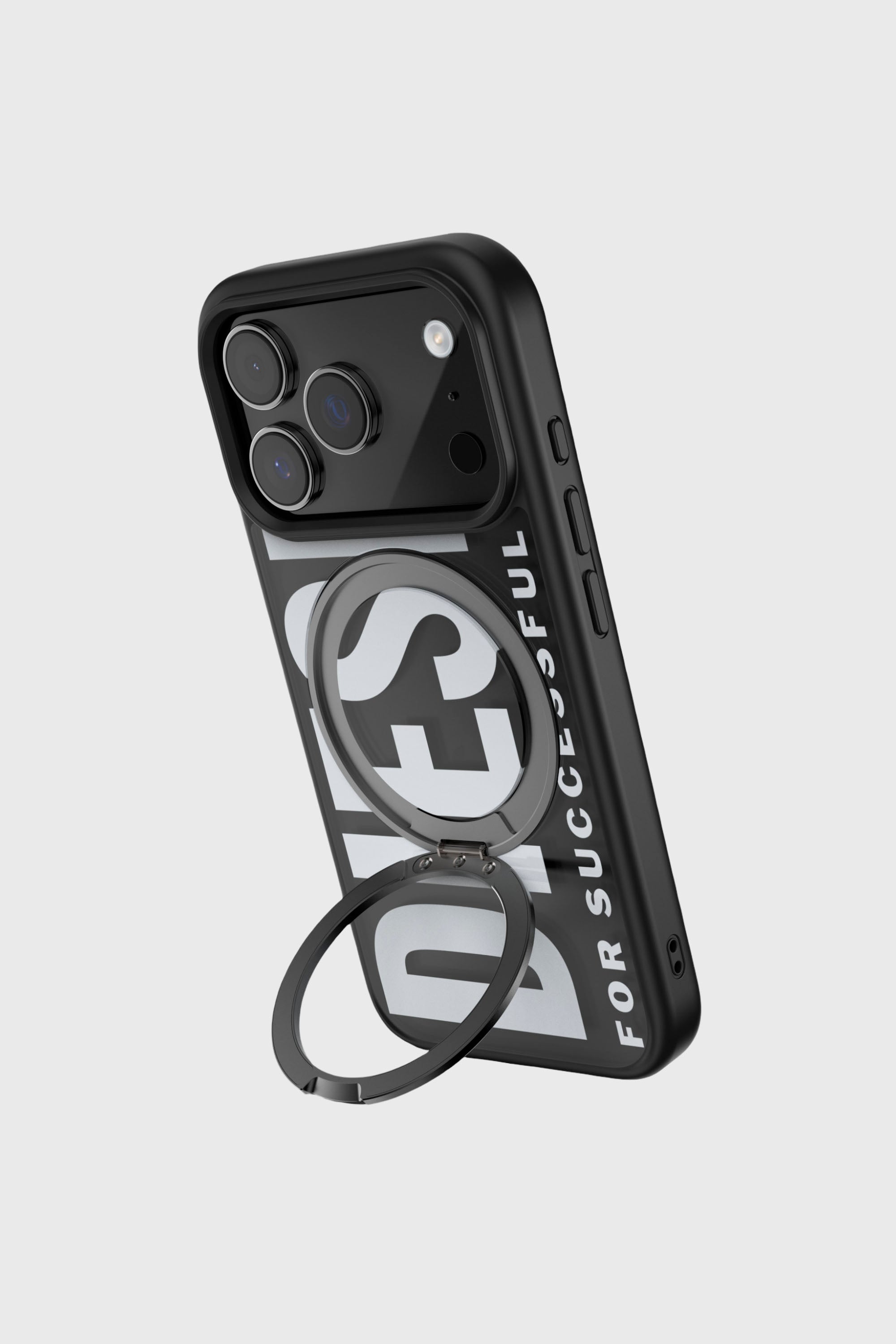 Diesel - 60405 RING STAND CASE RING STAND, Unisex's IPHONE 17 PRO in ブラック - 4
