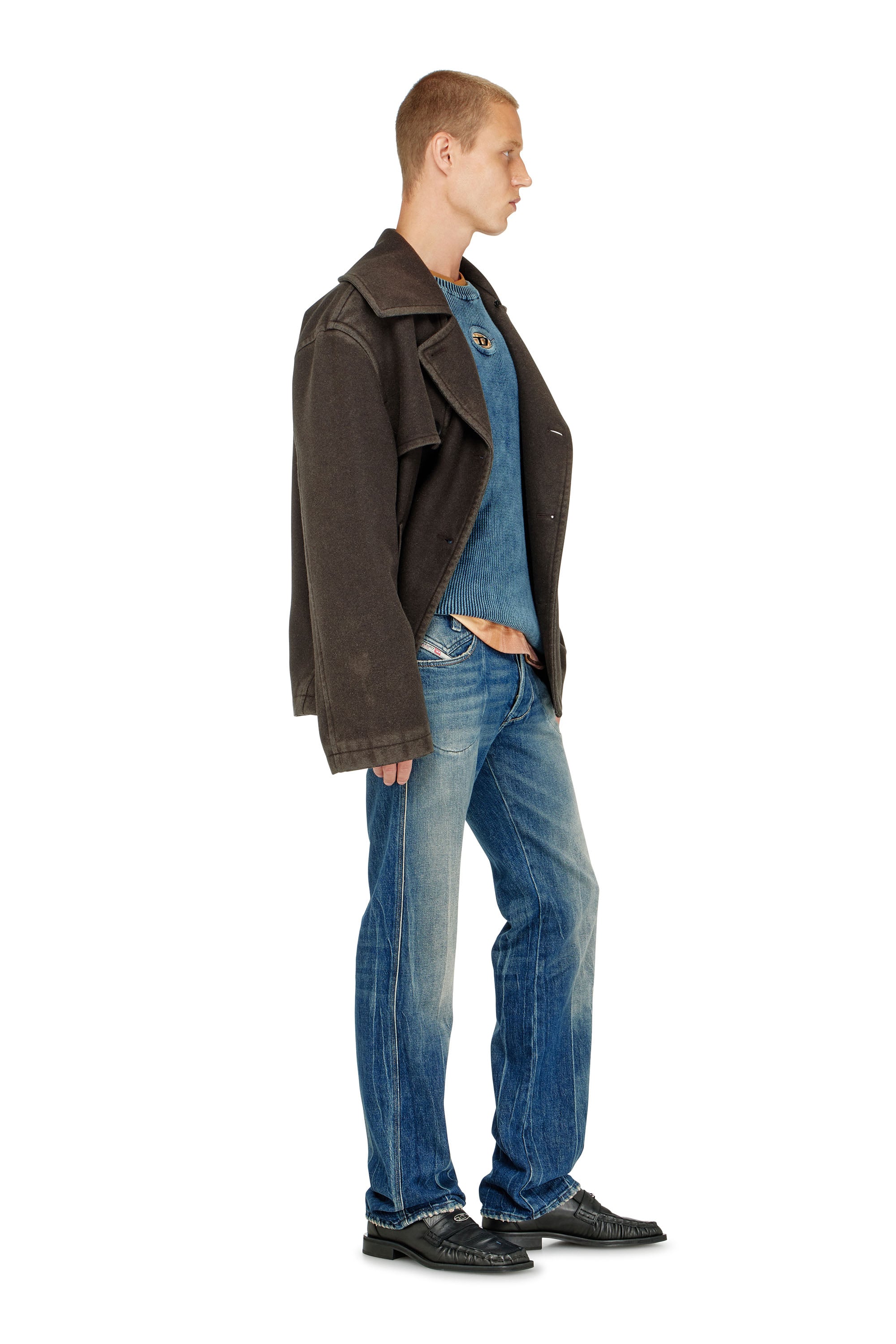 Diesel - Male's Regular Jeans 1985 Larkee 09Q27, ミディアムブルー - 3