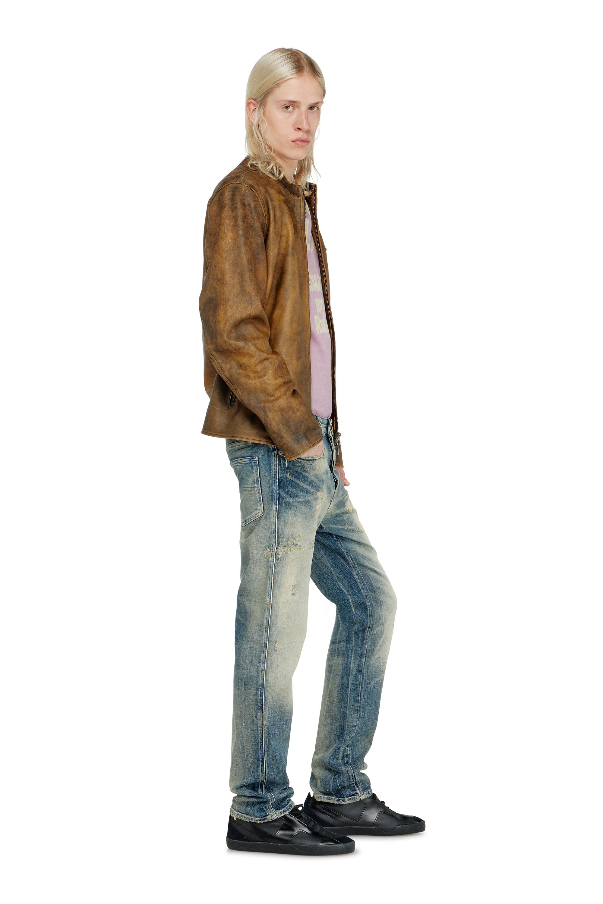 Diesel - Male's Slim Jeans 1993 D-Vyl 09P34, ミディアムブルー - 1