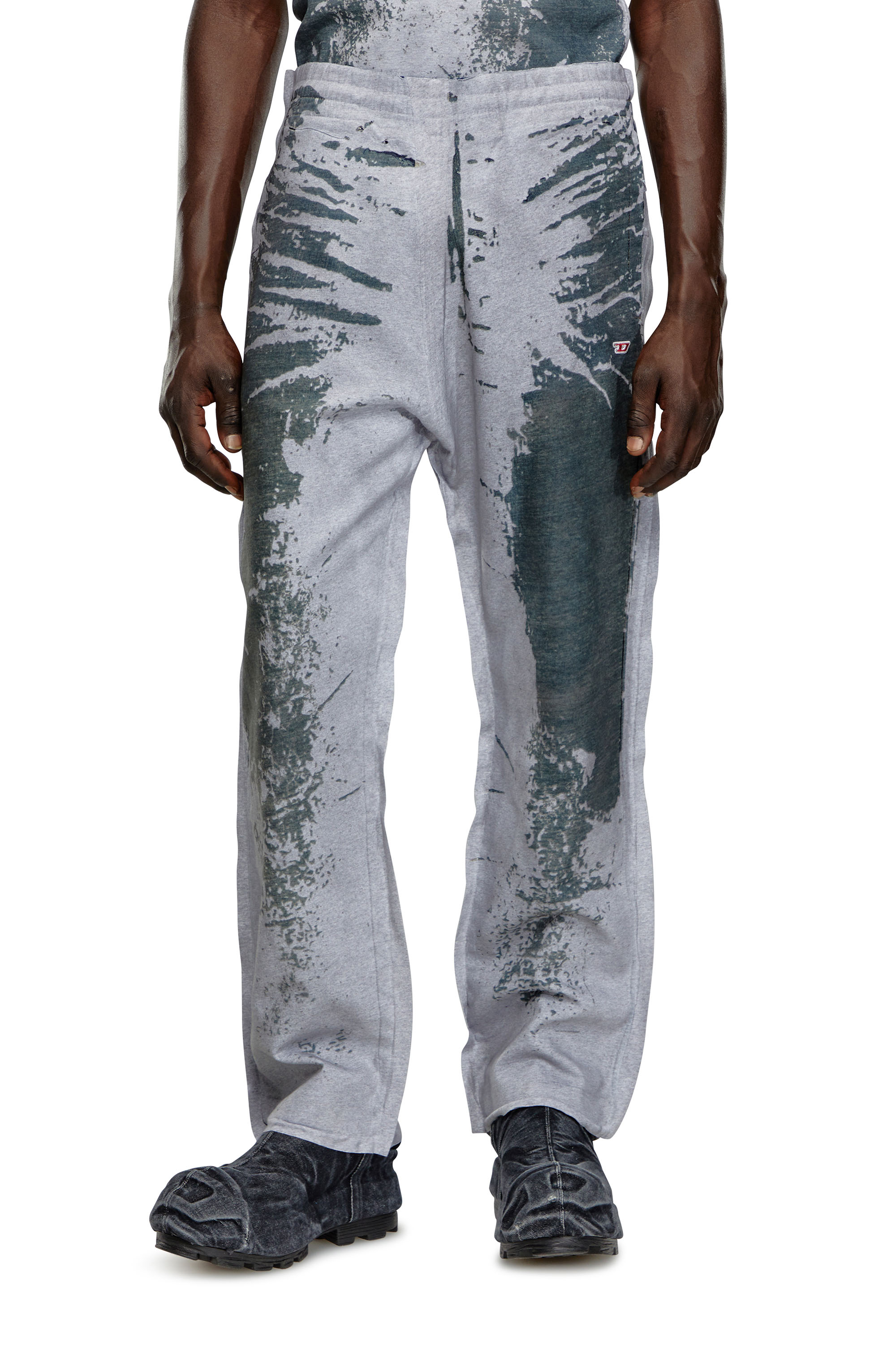 Diesel - Tapered D-Lab Track Denim 068NC, ミディアムブルー - Image 1