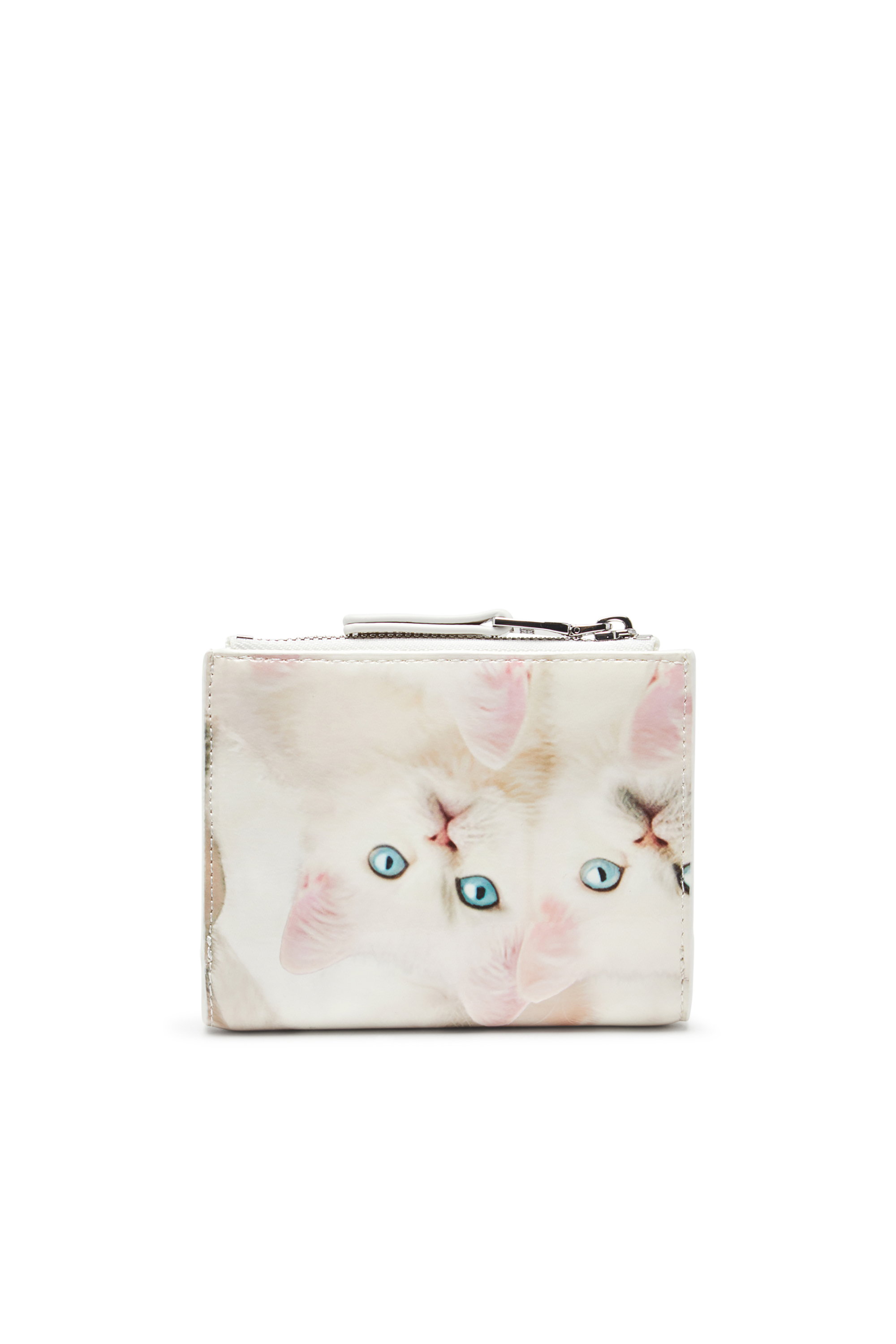 Diesel - PLAY BI-FOLD ZIP II, Female's 二つ折りウォレット in ホワイト - 2