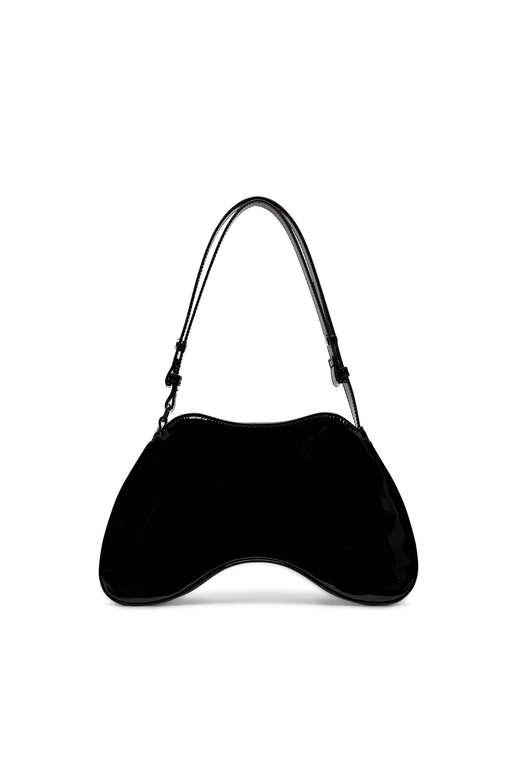 Diesel - PLAY SHOULDER, Female's Play-Glossy shoulder bag in ブラック - 3