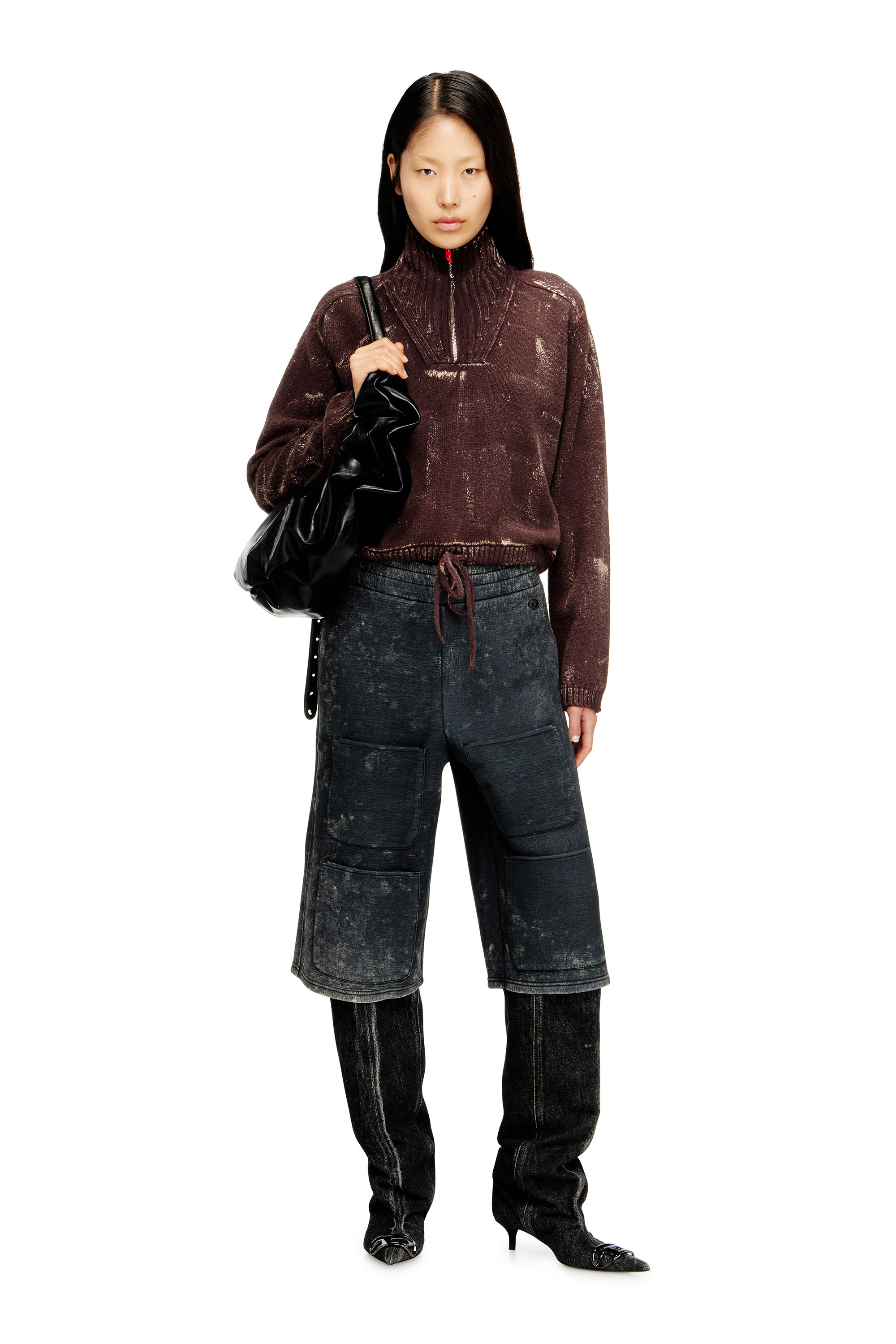 Diesel - S-TYP, Unisex's ハーフパンツ in ブラック - 1