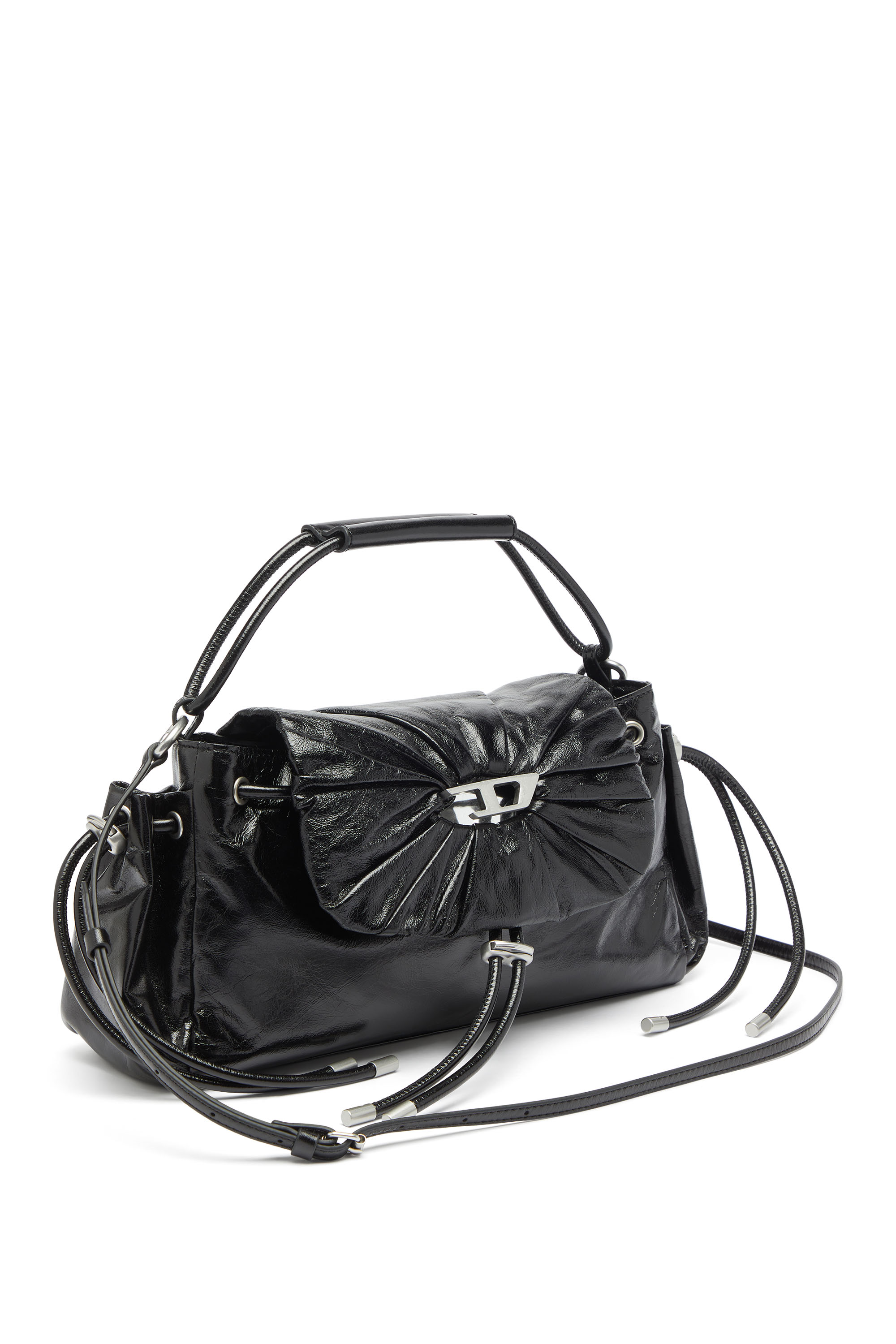 Diesel - SCRUNCH-D TOP HANDLE, Female's トップハンドルバッグ in ブラック - 5