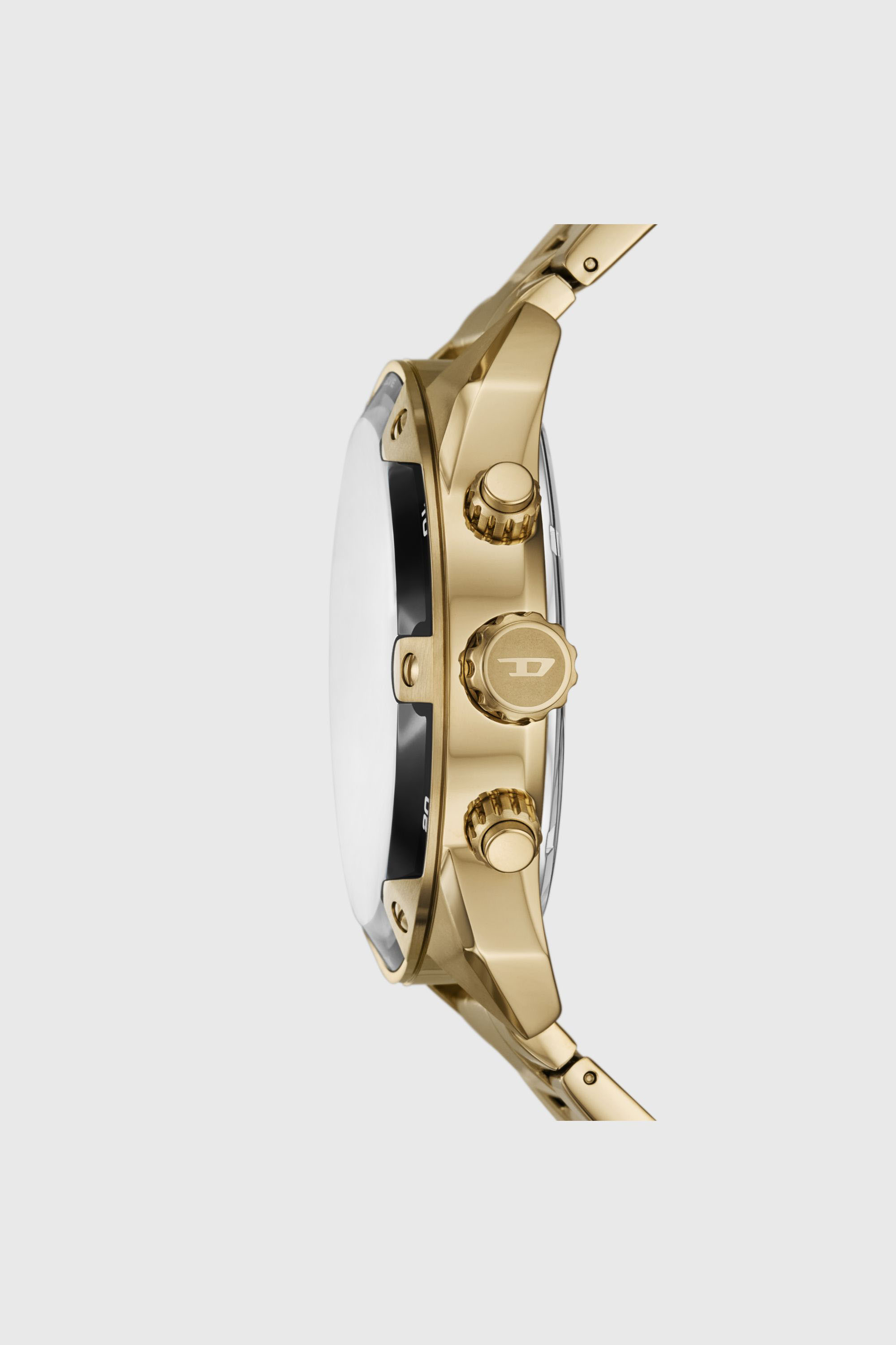 Diesel - DZ4678, Male's Spiked stainless steel watch in ゴールド - 3