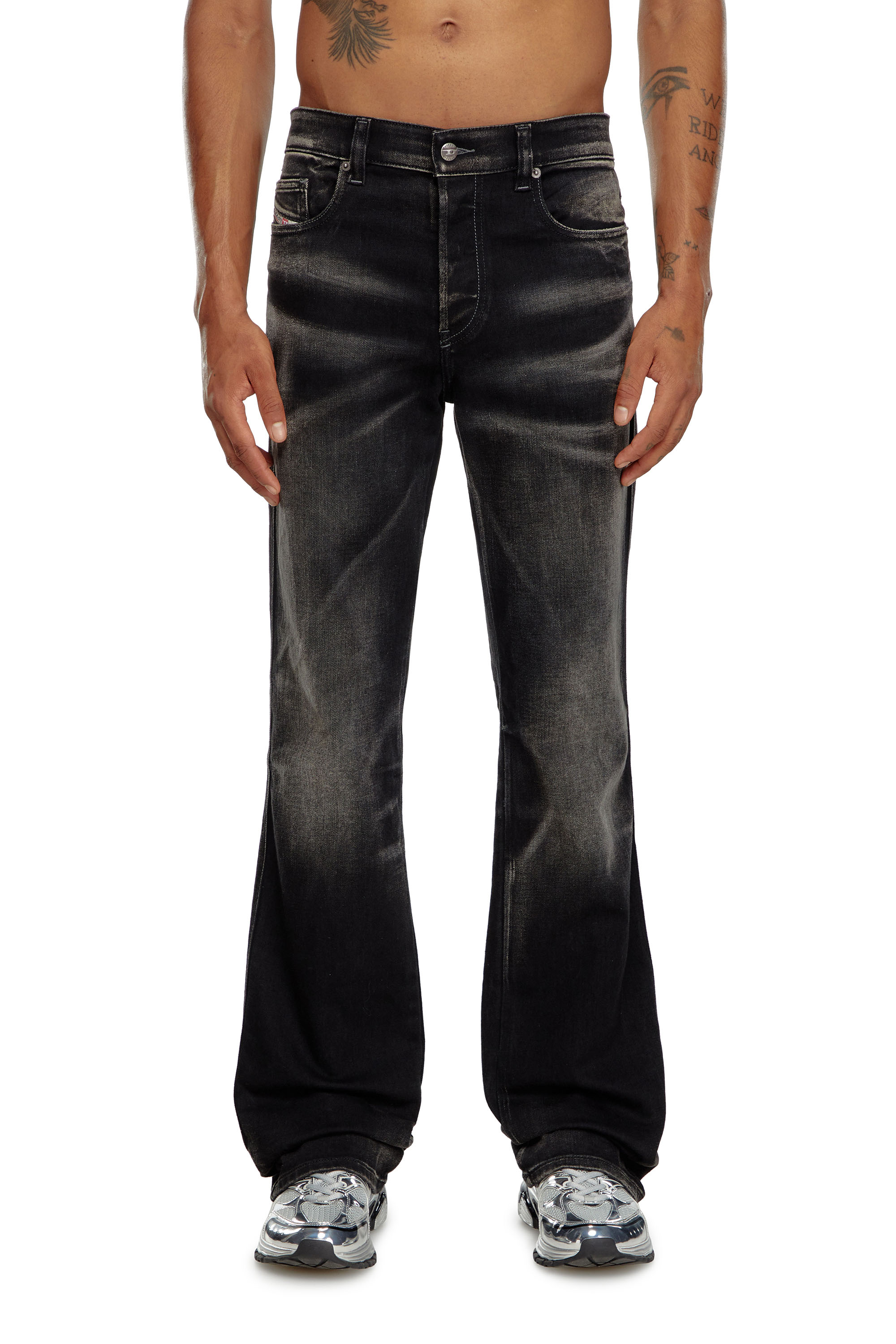Diesel - Male's Bootcut Jeans 1998 D-Buck 09J53, ブラック/ダークグレー - 3