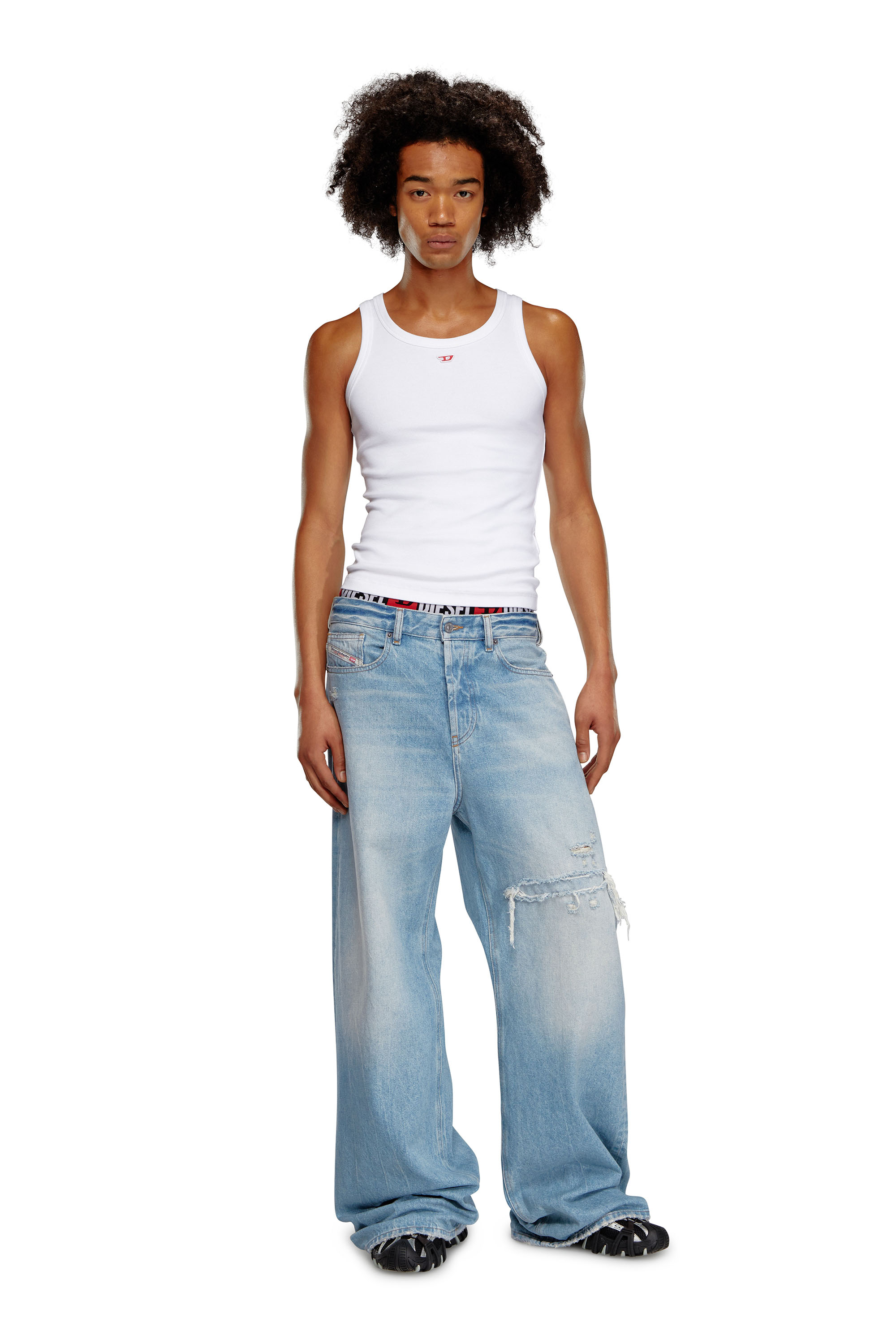 Diesel - Female's Relaxed Jeans 1996 D-Sire 09E25, ライトブルー - 7