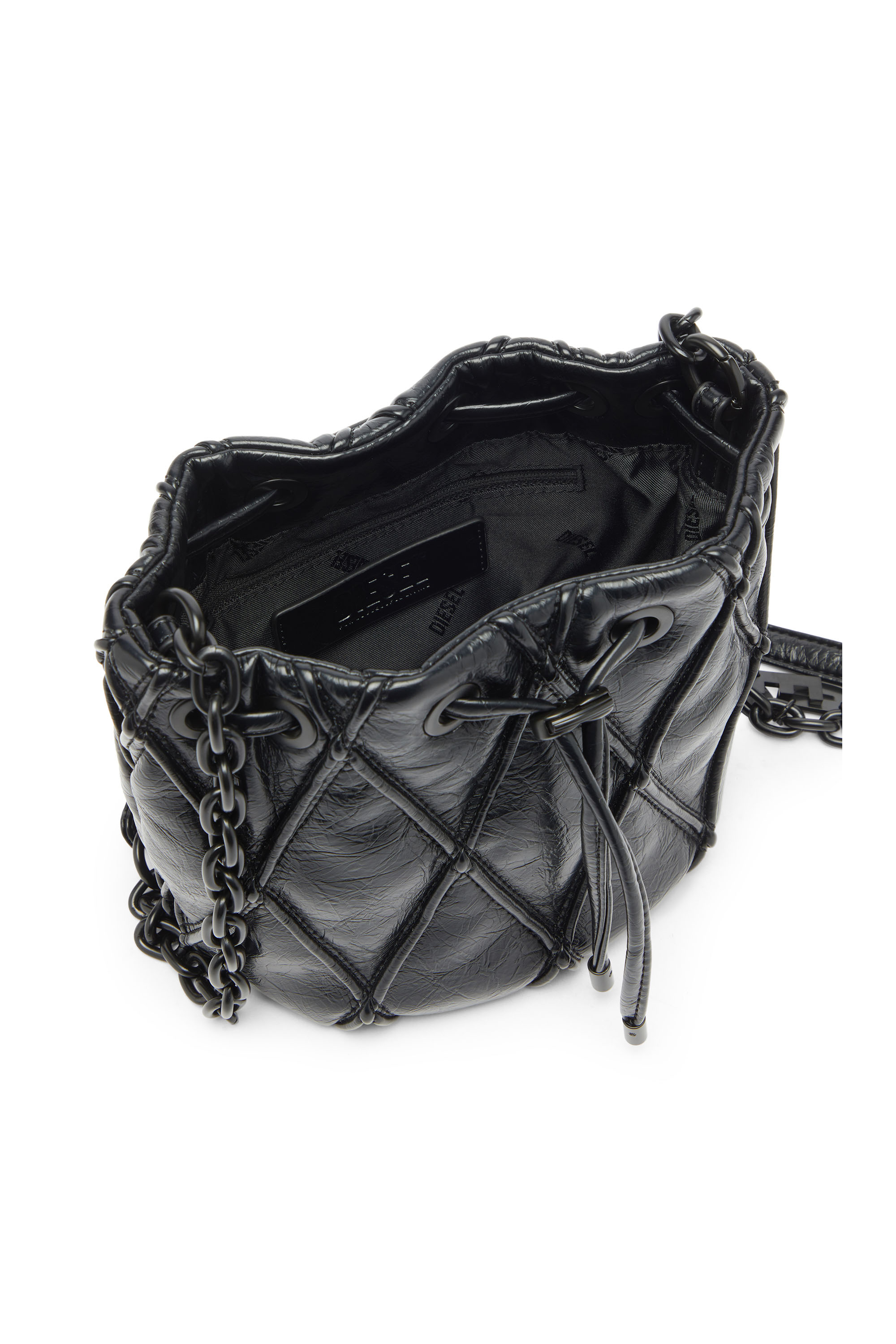 Diesel - CHARM-D BUCKET S, Female's バケットバッグ  S in ブラック - 3