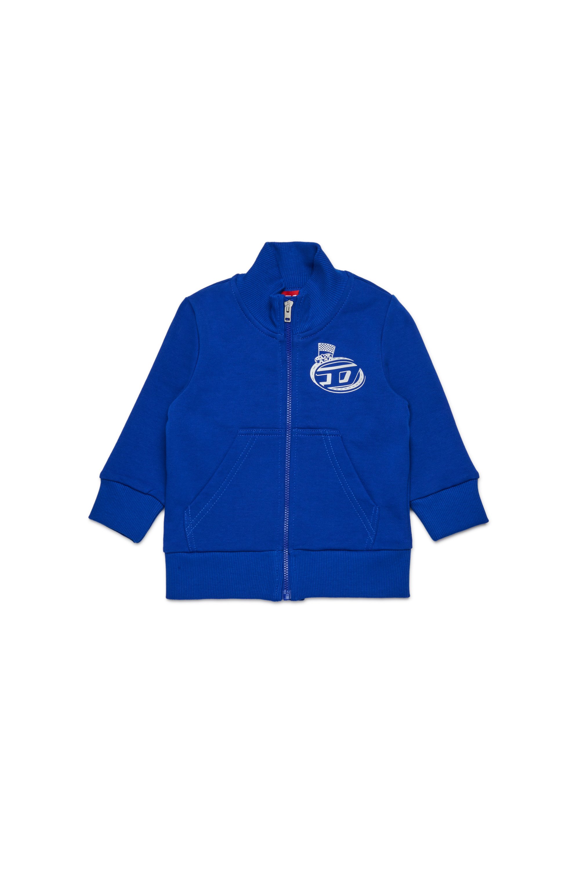 Diesel - SPINVIB, Male's ジップアップスウェット in ブルー - 1
