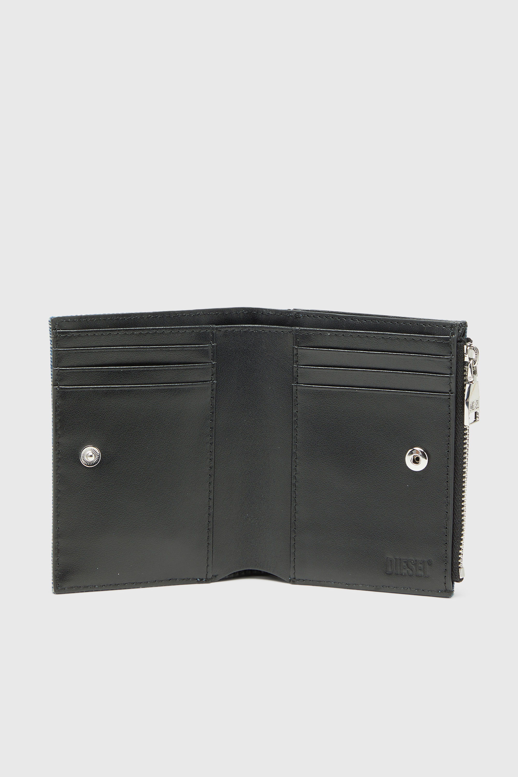 1DR BI FOLD ZIP II 二つ折りウォレット｜ブルー｜ウィメンズ｜DIESEL