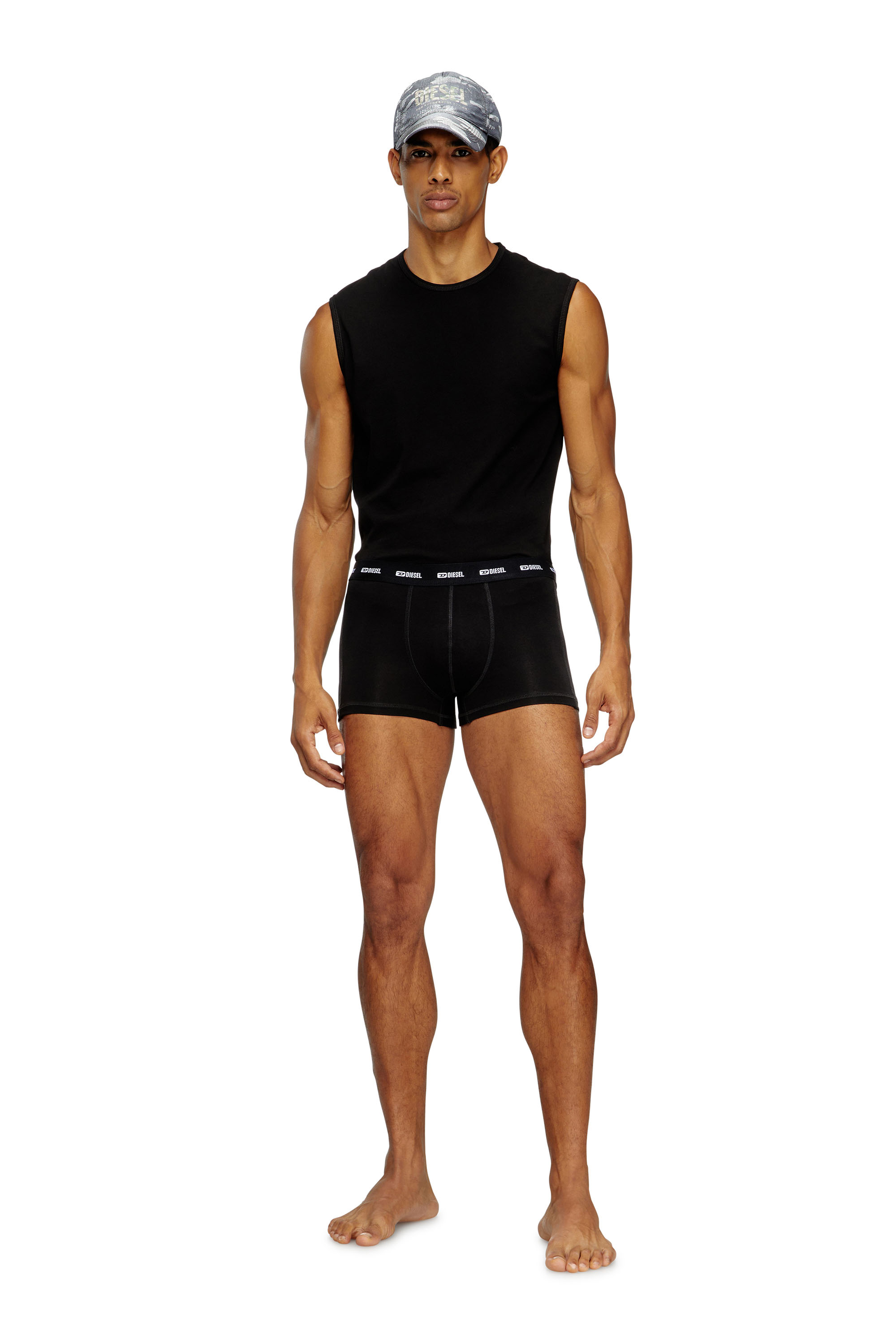 Diesel - TOM-UTLT-2PACK, Male's タンクトップ 2枚パック in ブラック - 1