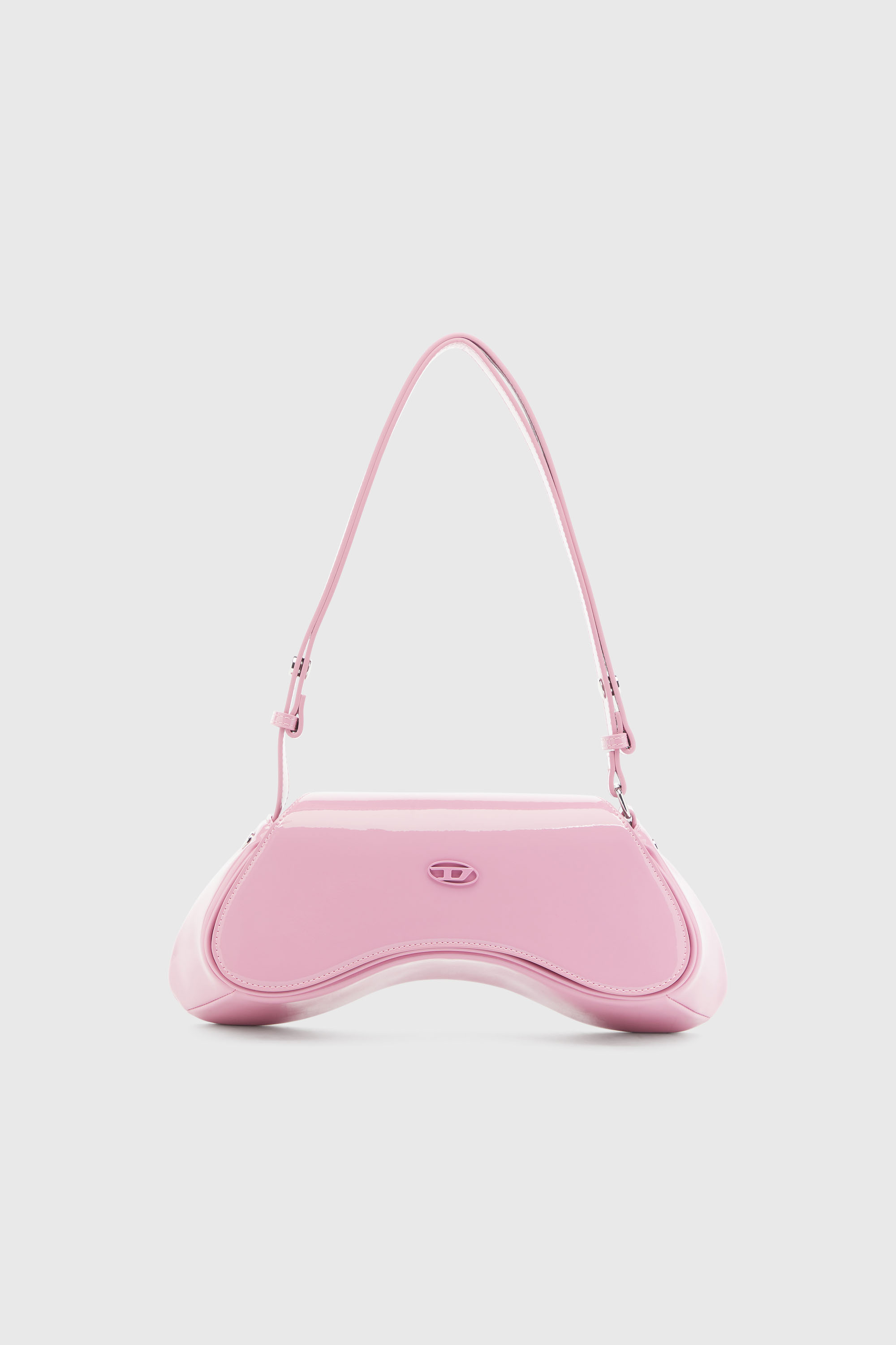 Diesel - PLAY CROSSBODY, Female's クロスボディバッグ in ピンク / ホワイト - 1