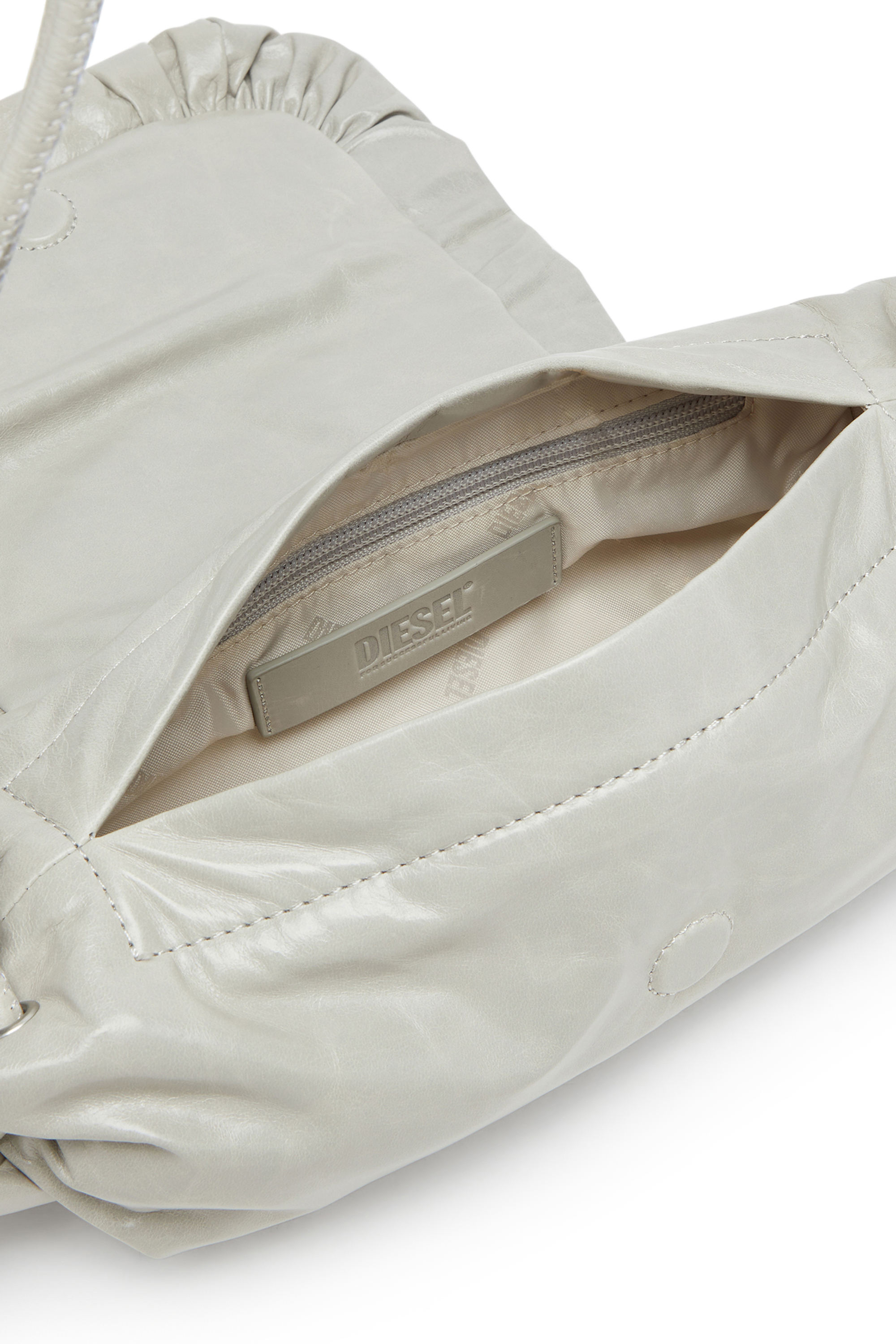 Diesel - SCRUNCH-D SHOULDER S, Female's ショルダーバッグ in ホワイト - 4