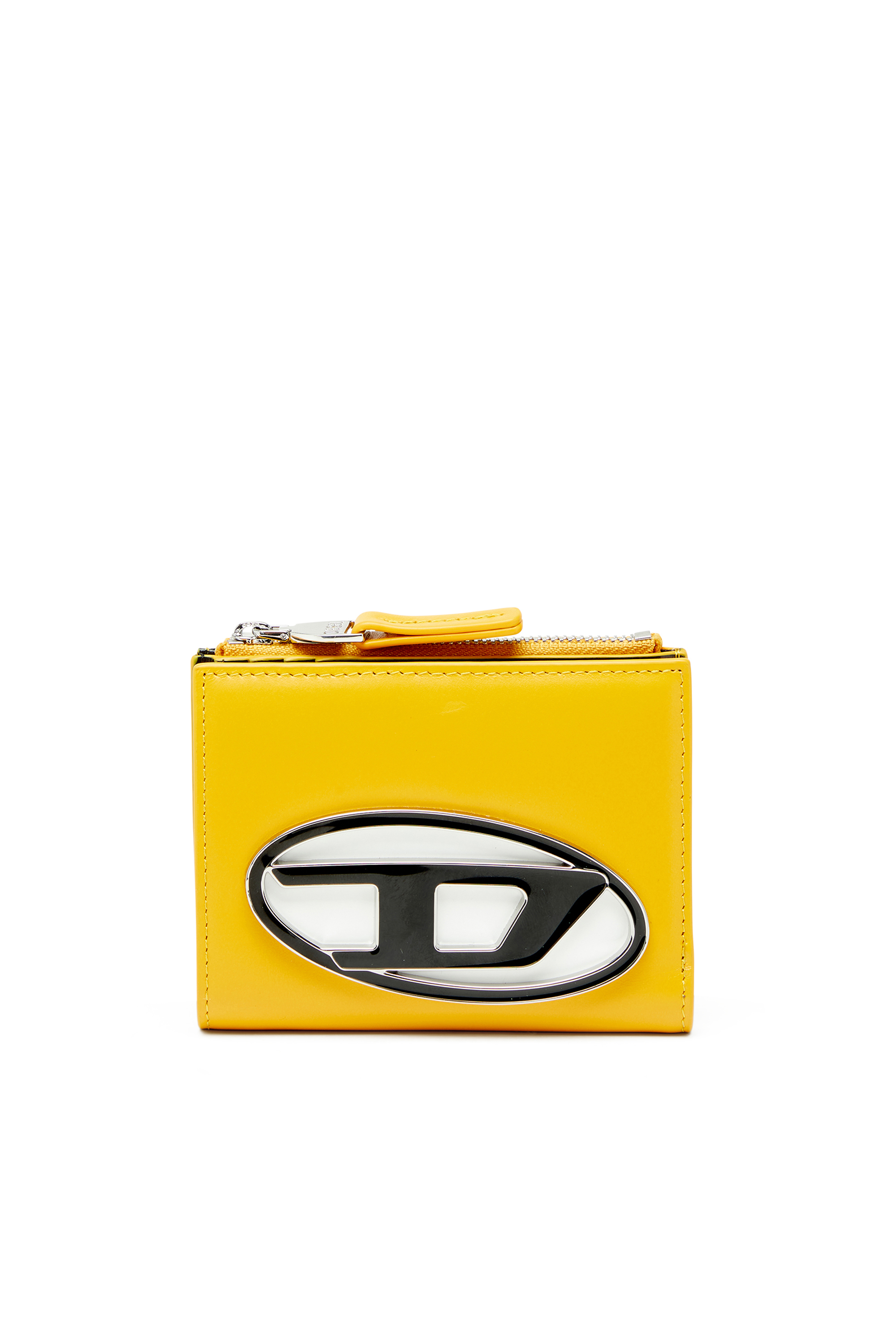 Diesel - 1DR BI-FOLD ZIP II, Female's 二つ折りウォレット in イエロー - 1