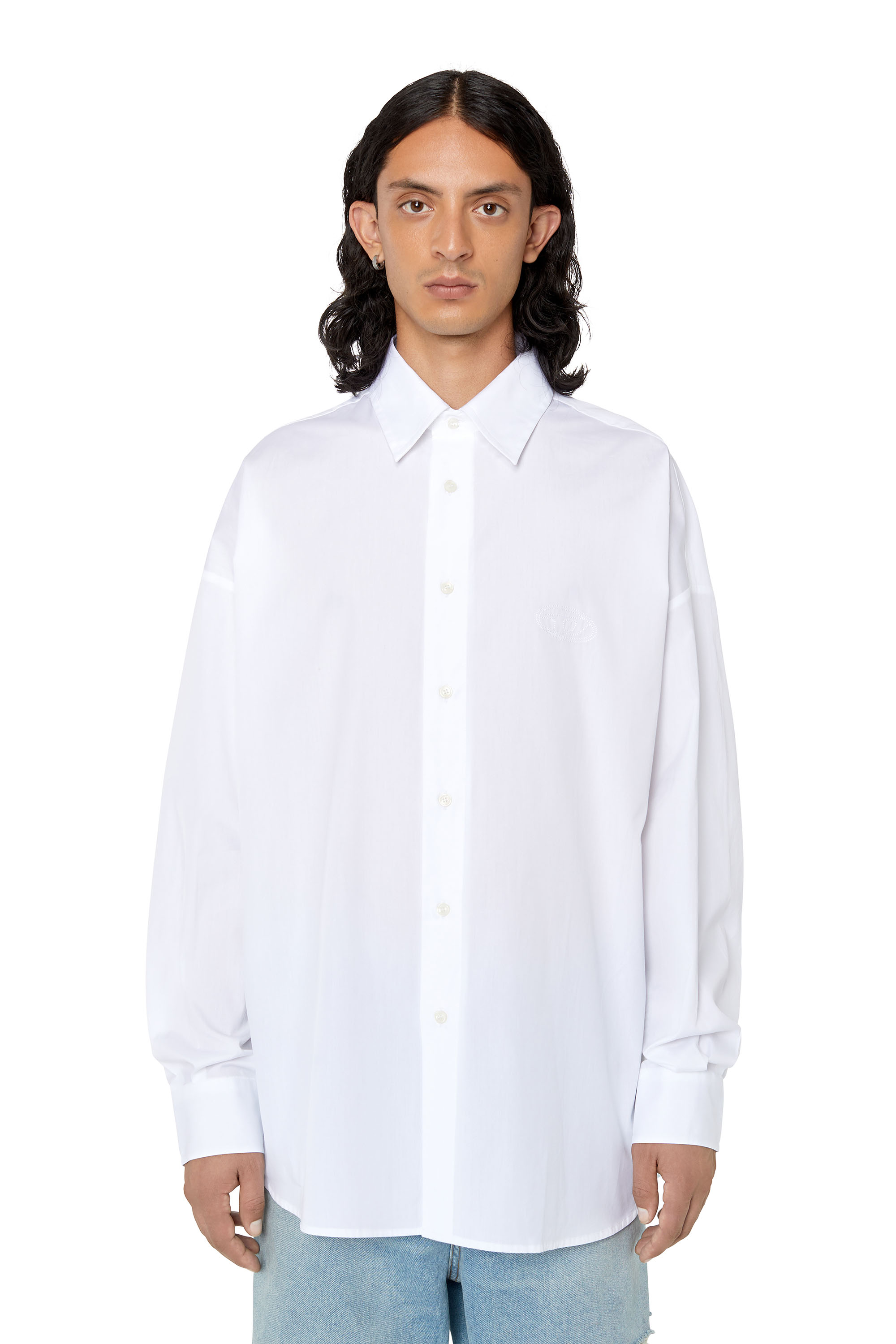 公式日本版 美品 オーバーサイズ ホワイトシャツ ディーゼル DIESEL 