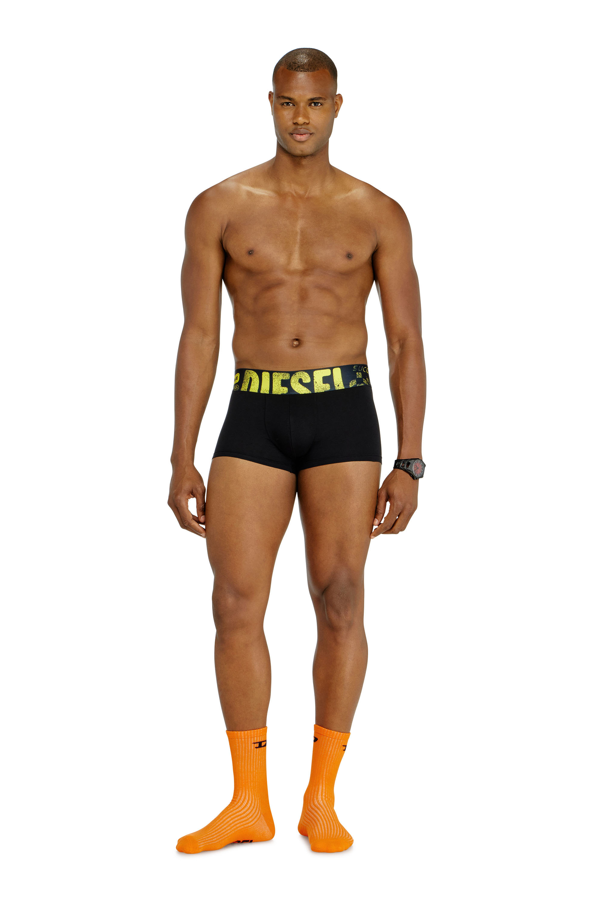 Diesel - UMBX-DAMIENTHREEPACK-5.5EL, Male's ボクサーパンツ 3枚パック in マルチカラー/ブロック - 2