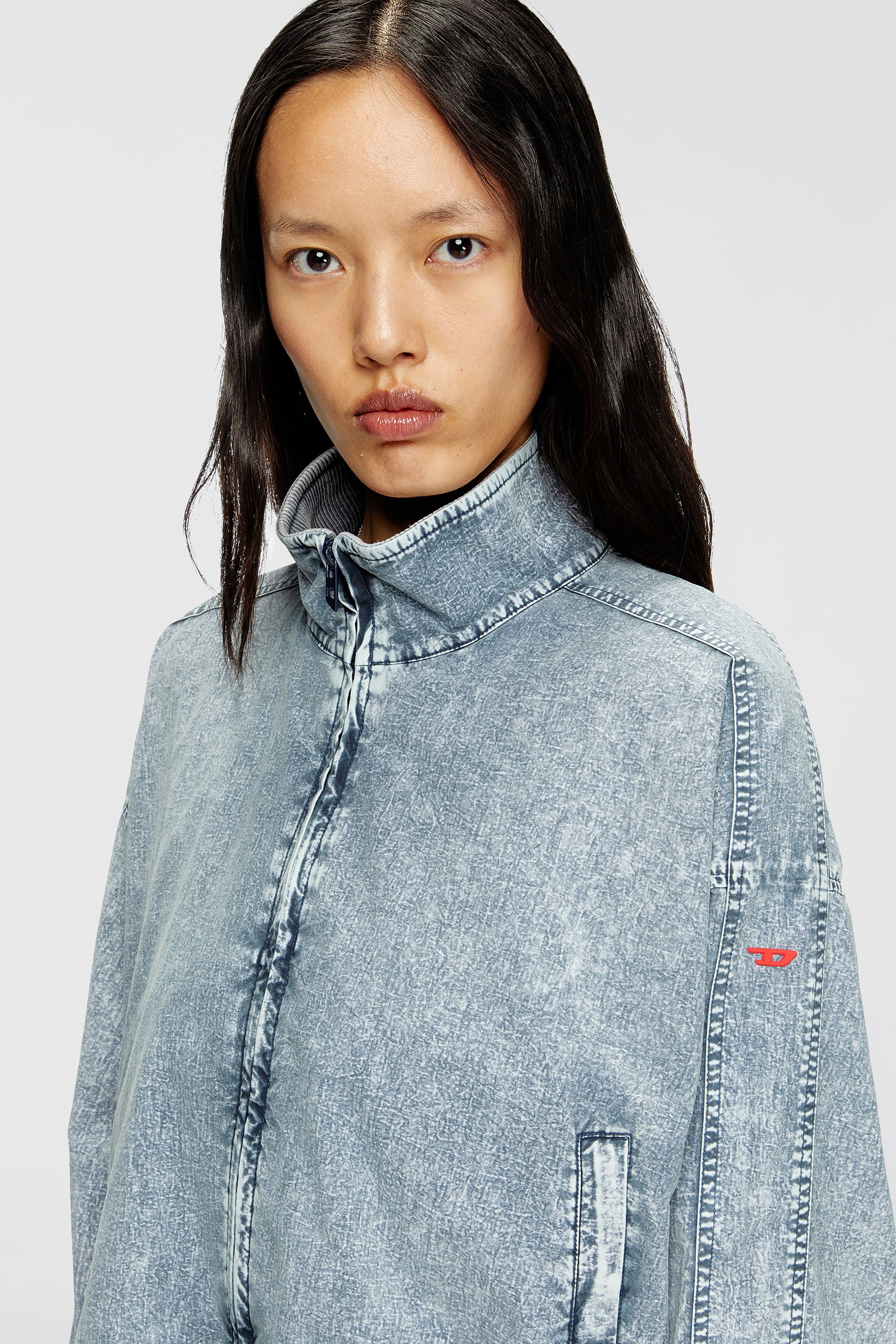 Diesel - G-LEAM-R1, Female's ブルゾン in ライトブルー - 4