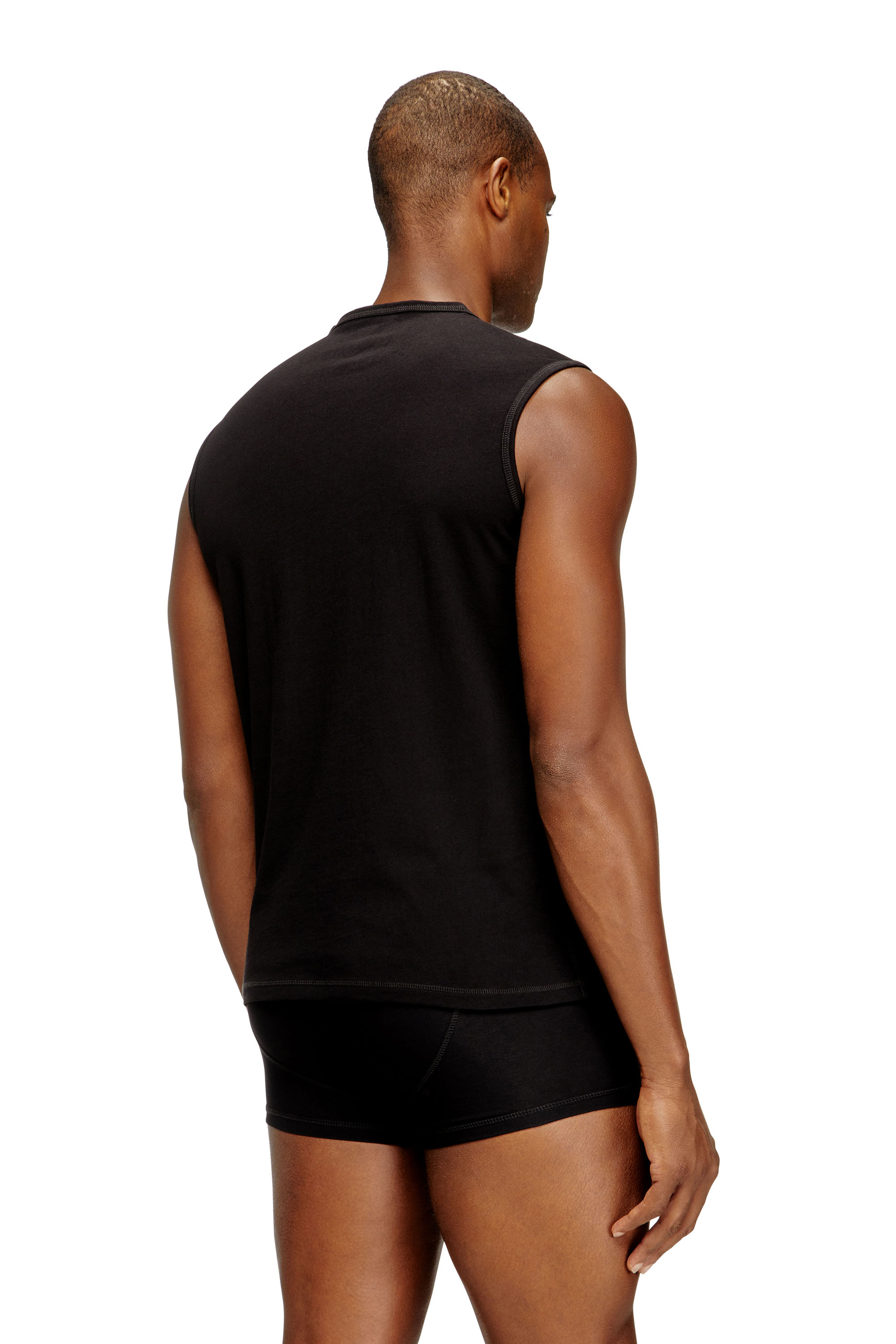 Diesel - TOM-UTLT-2PACK, Male's タンクトップ 2枚パック in ブラック - 4