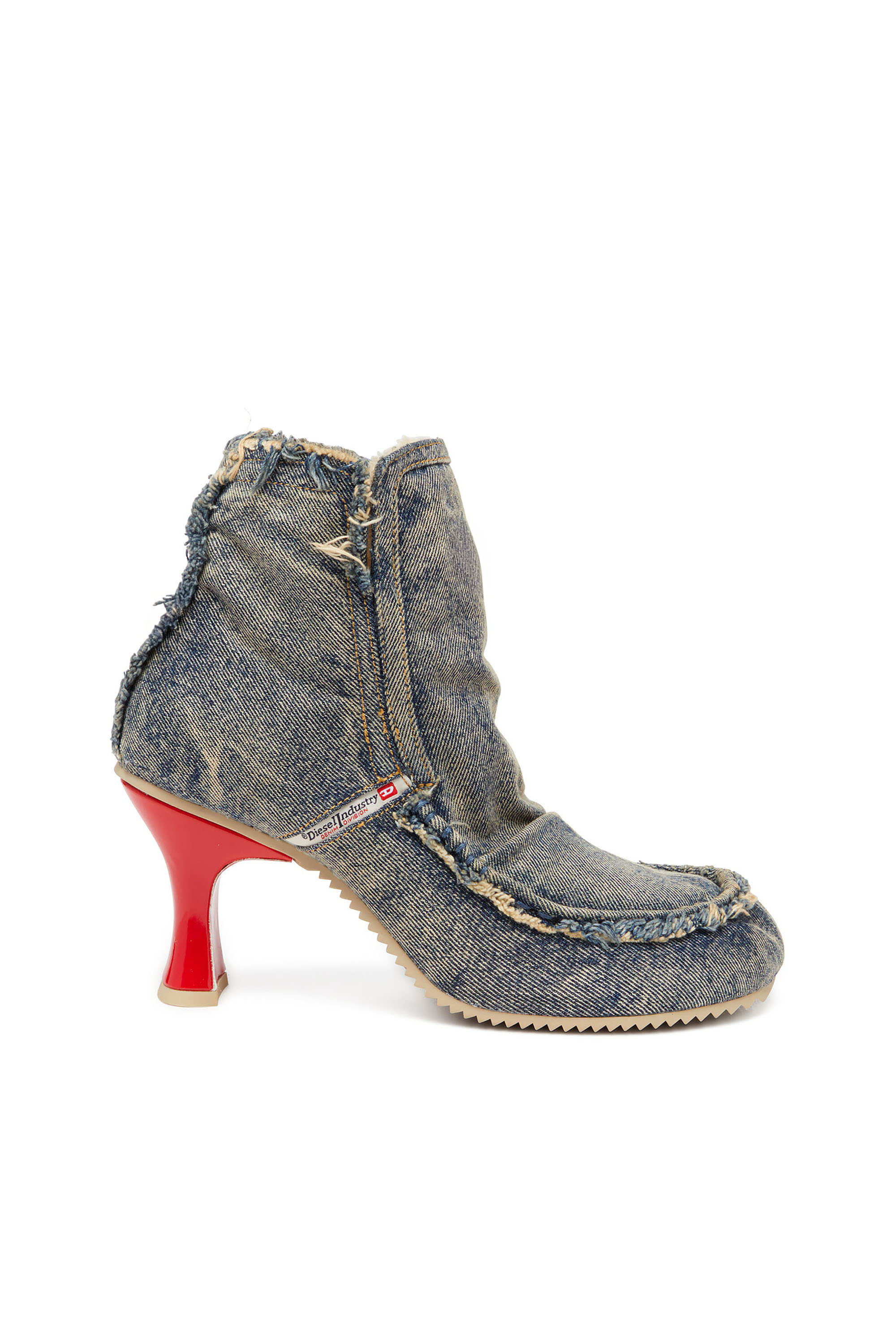 D-WOODSTOCK HEEL AB, ブルー Diesel - D-WOODSTOCK HEEL AB, Female's アンクルブーツ in ブルー - 2