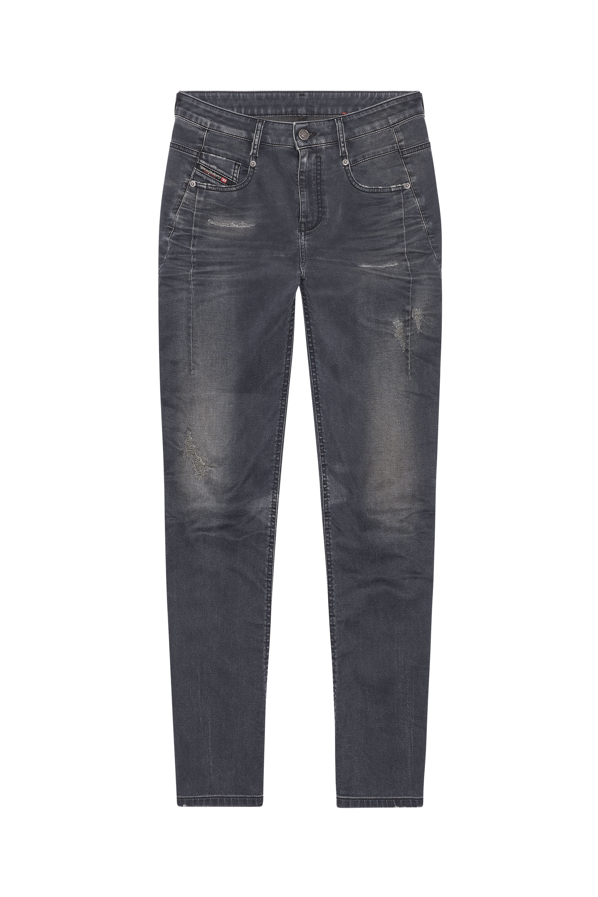 Diesel - Boyfriend 2041 D-Fayza Joggjeans® 068FP, ブラック/ダークグレー - Image 1