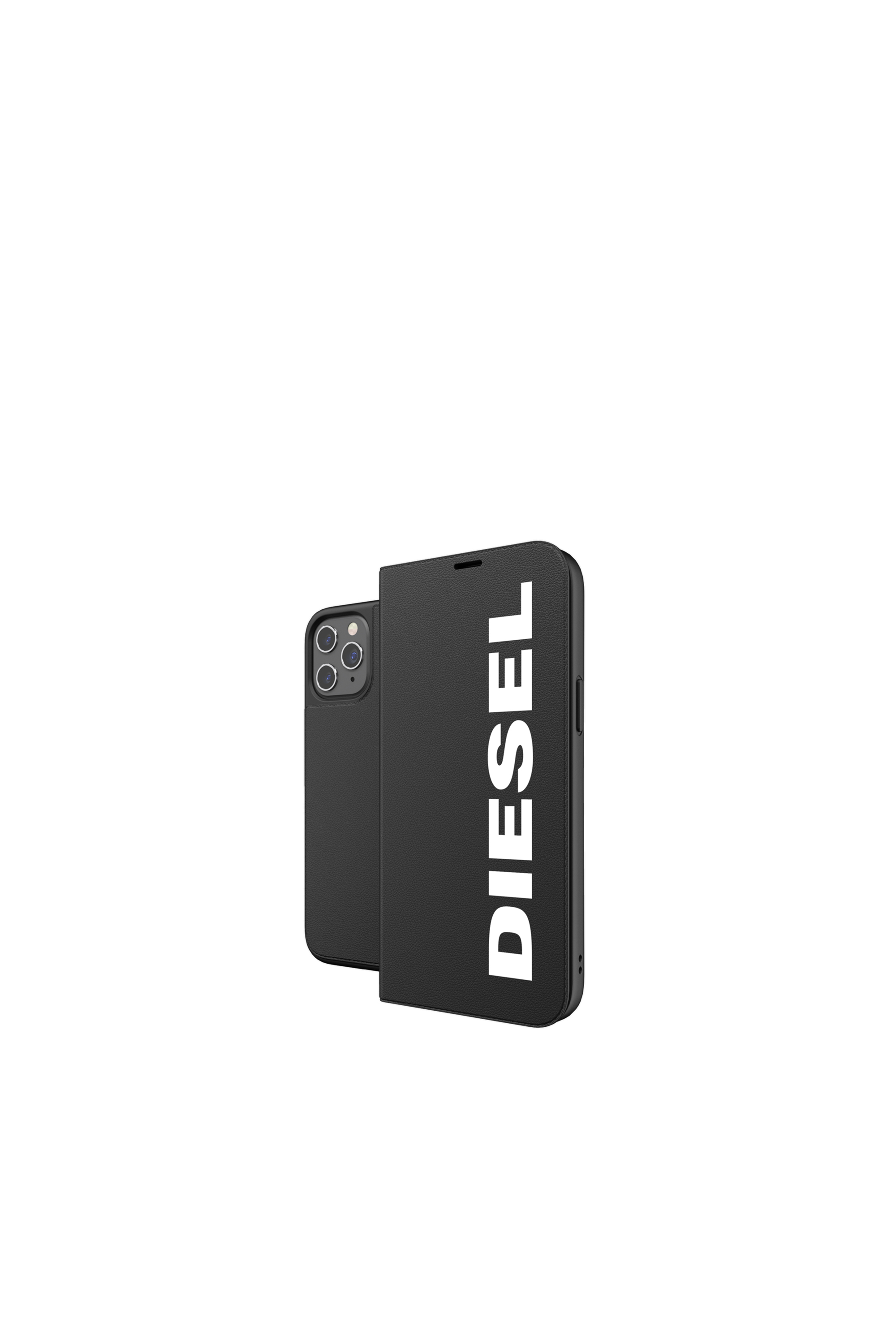 Diesel - 42487 BOOKLET CASE, Unisex's iPhone 12 Pro Max　ケース in ブラック - 1