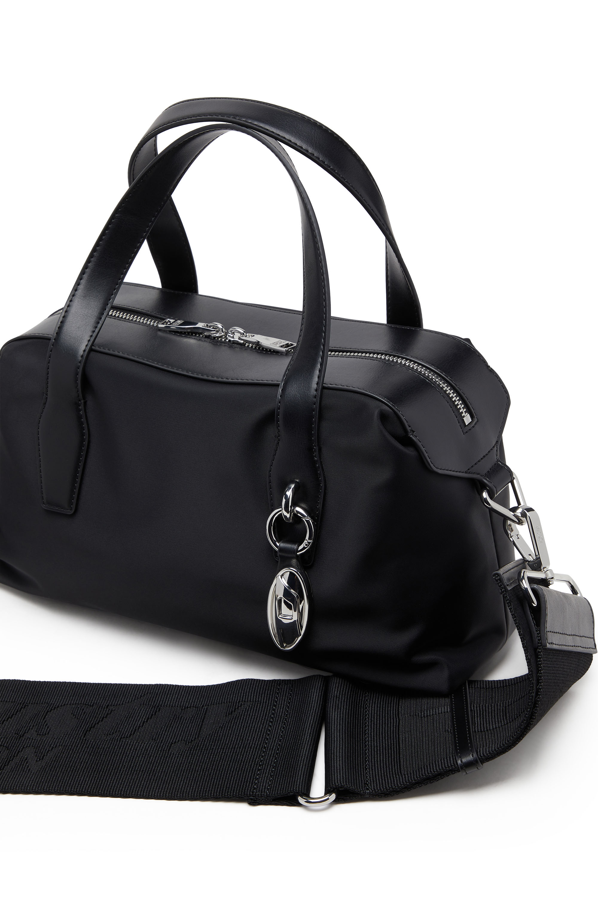 Diesel - FLAG-D TOPHANDLE X, Unisex's ハンドバッグ in ブラック - 8