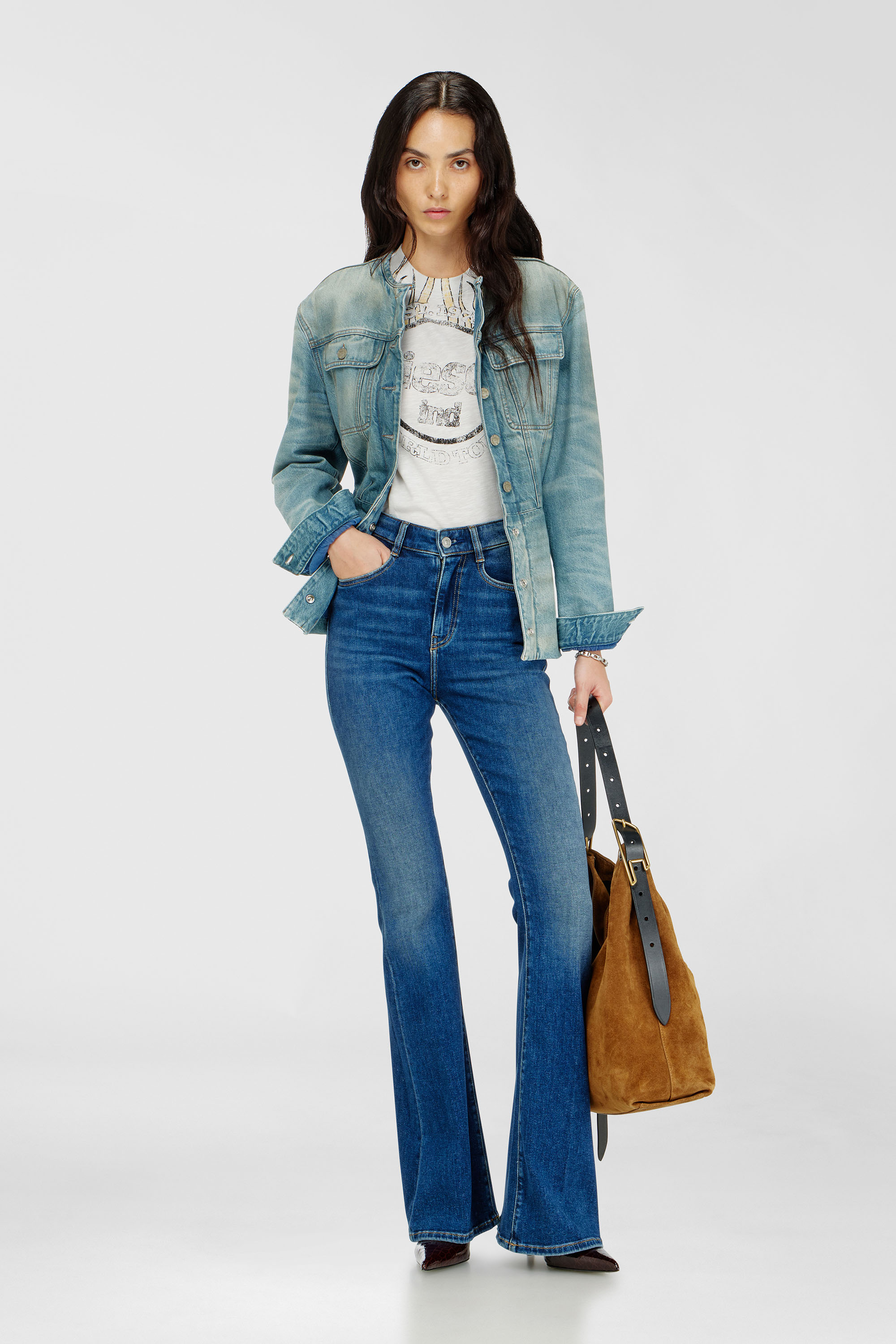 Diesel - T-REG-B1, Female's Tシャツ in ホワイト - 1