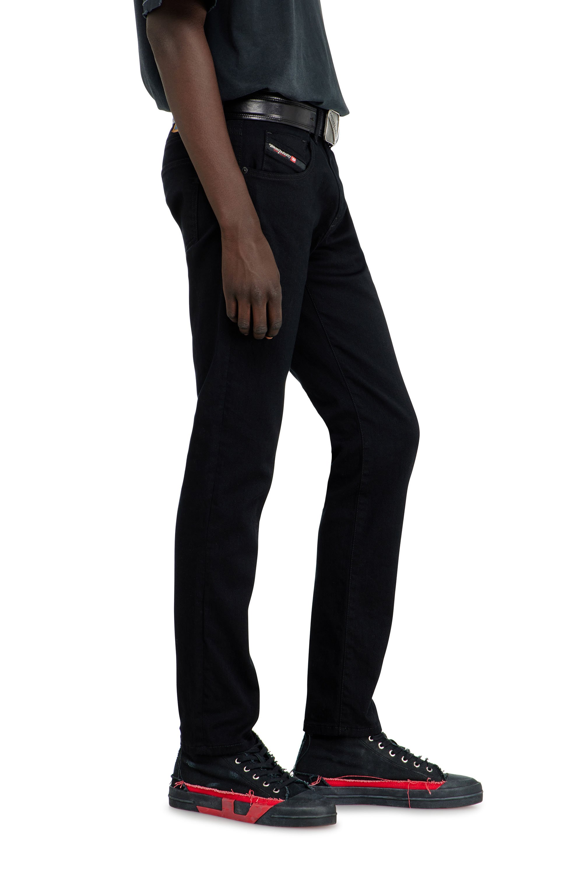 Diesel - Male's Slim Jeans 2019 D-Strukt 069YP, ブラック/ダークグレー - 7