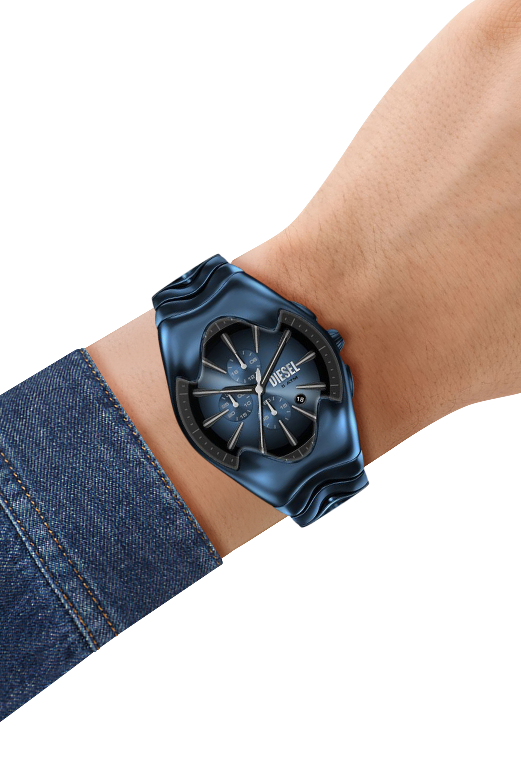 DZ4704 WATCH Mercurial Chronograph Blue Stainless Steel Watch